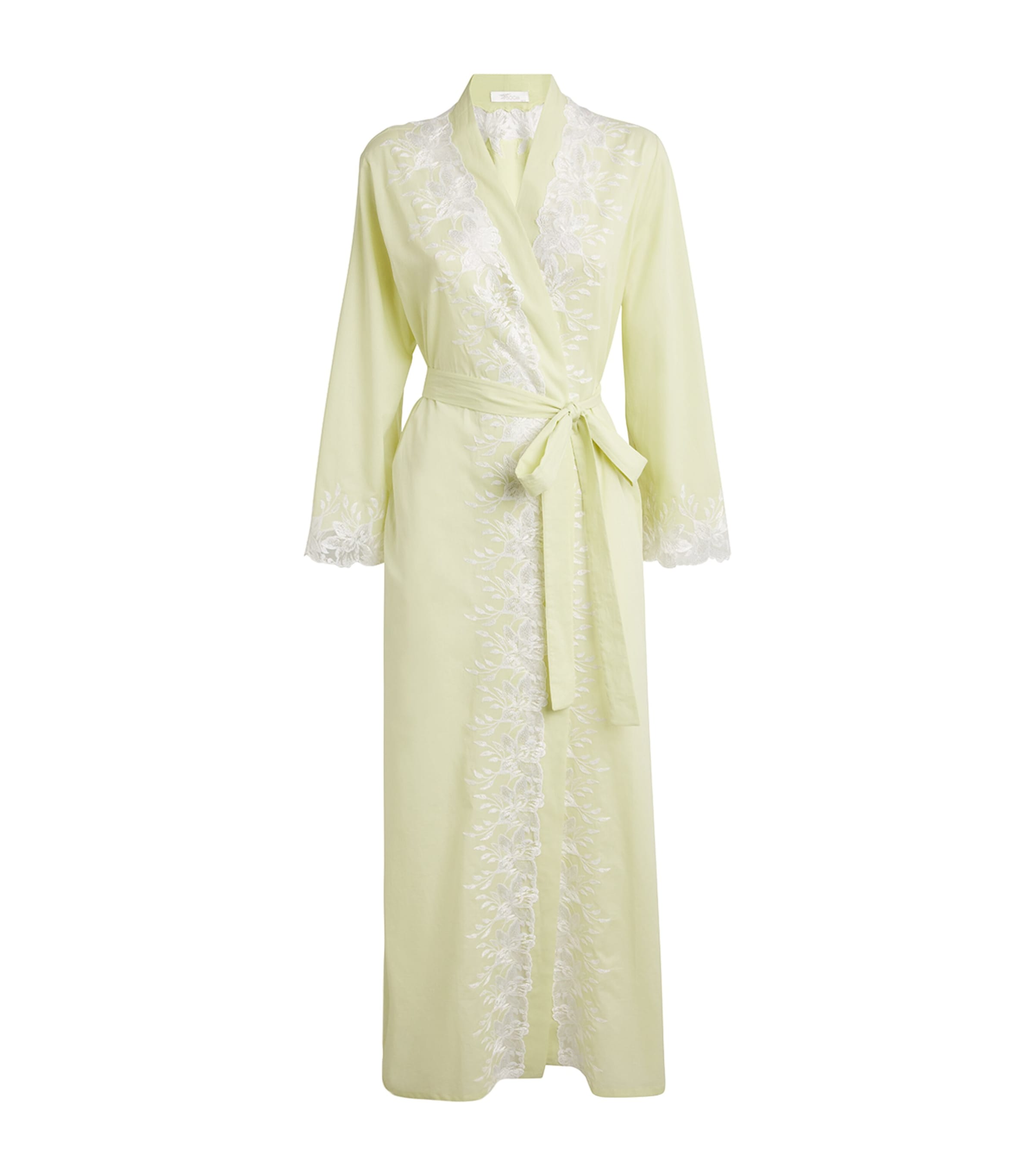 Bocan Womens Cotton Maia Robe Light Green Image 1