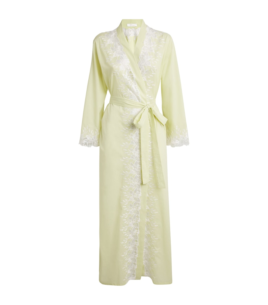 Bocan Womens Cotton Maia Robe Light Green Image 1