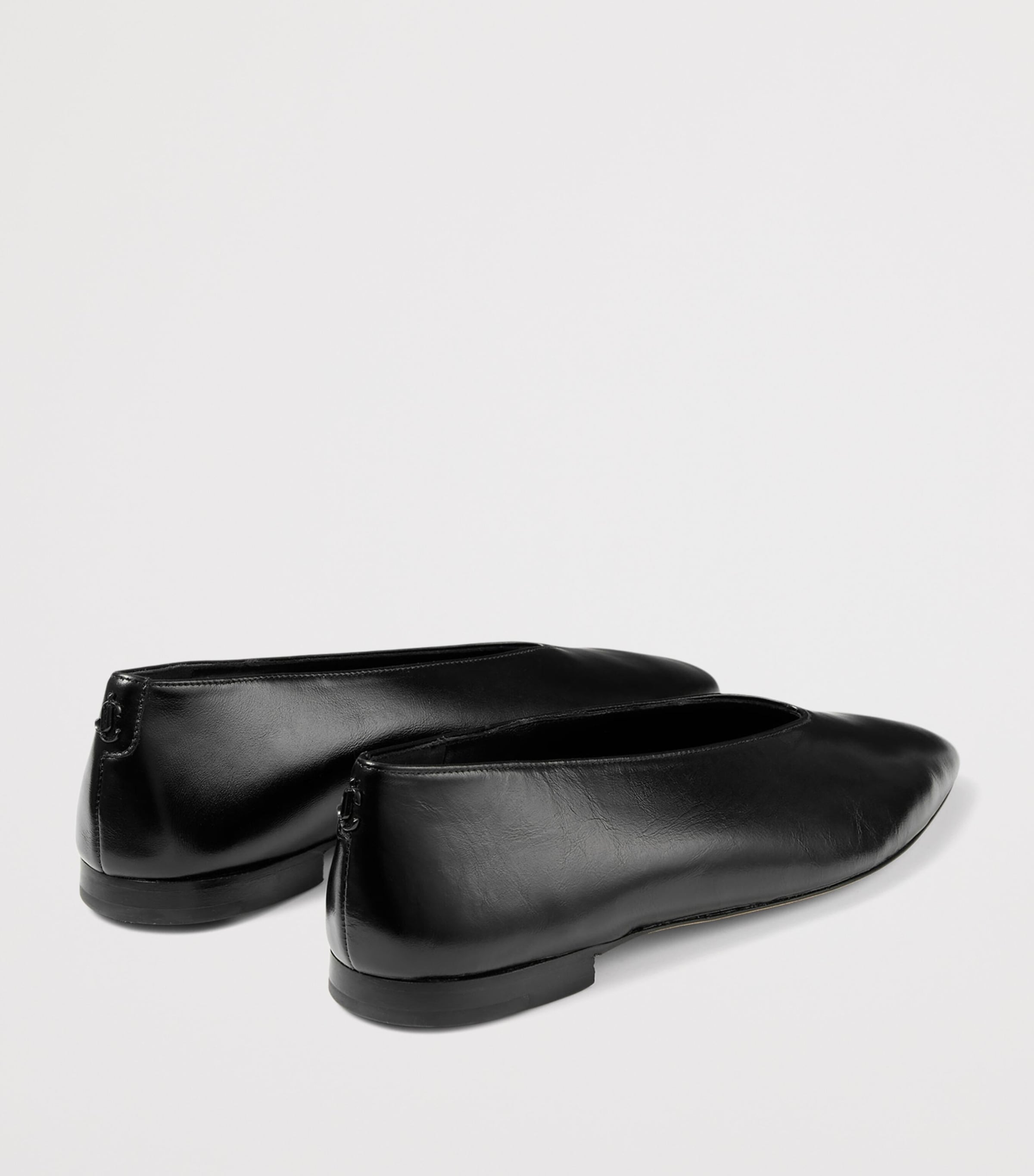 Jimmy Choo Margo Leather Ballet Flats Black Image 3
