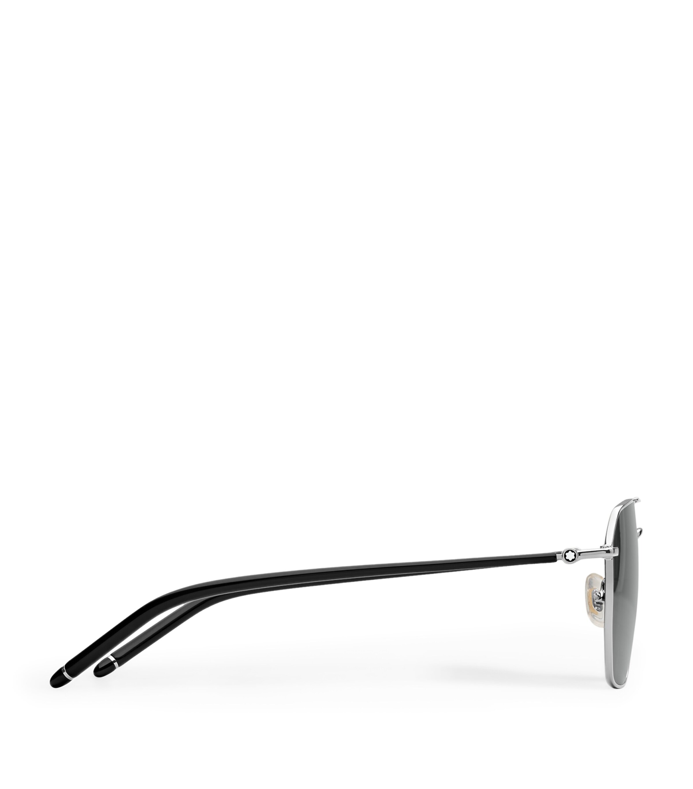 Metal Square Sunglasses SILVER Image 2