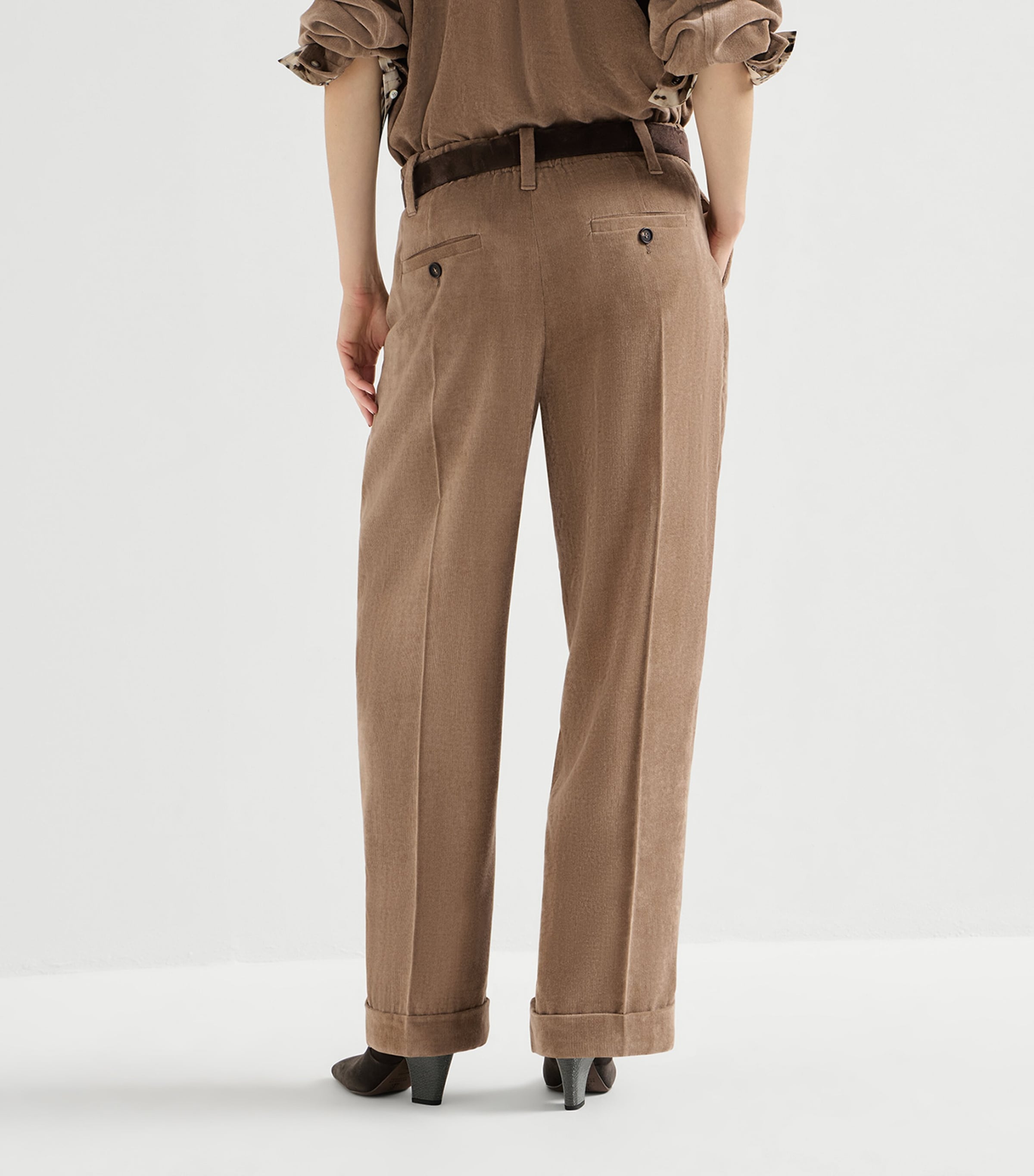 Brunello Cucinelli Womens Elasticated Trousers Image 5