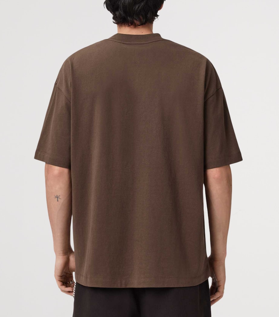 Organic Cotton Xander Oversized T-Shirt BITTER BROWN Image 5