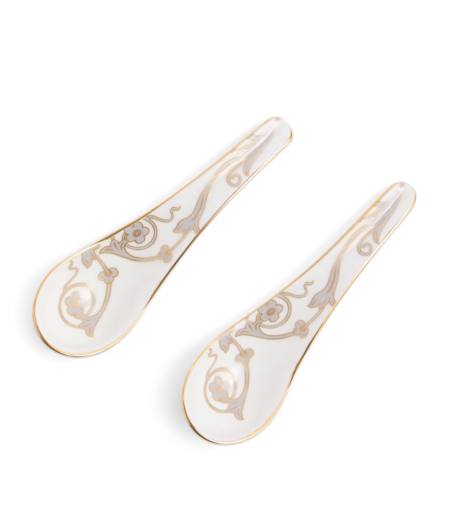 Set of 2 Soup Spoons GREY Image 3