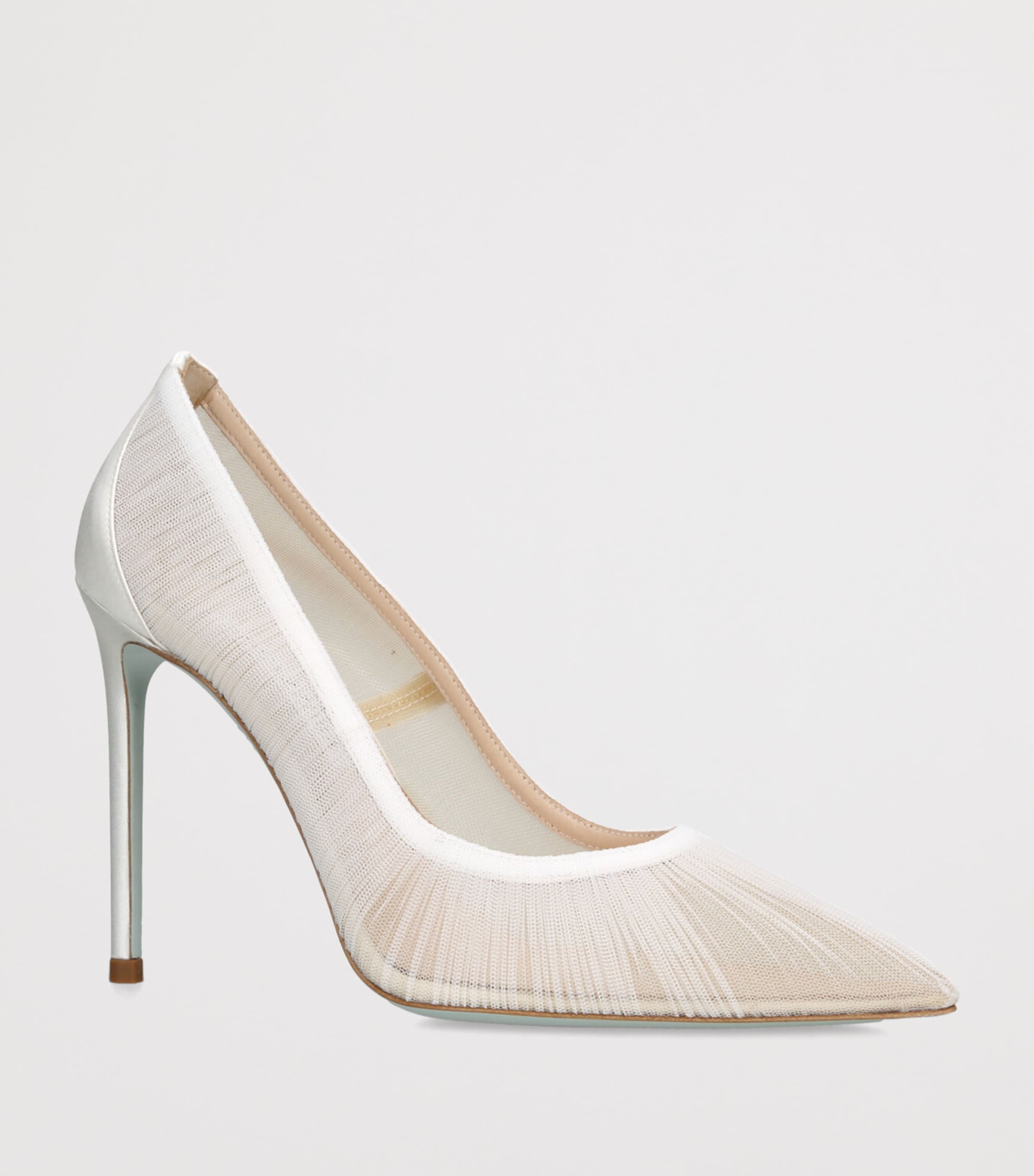 Tulle Voile Pumps 105 WHITE Image 3
