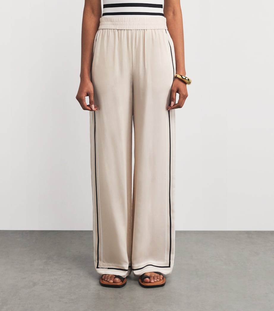 Thomson Wide-Leg Trousers SAND STRIPE Image 3
