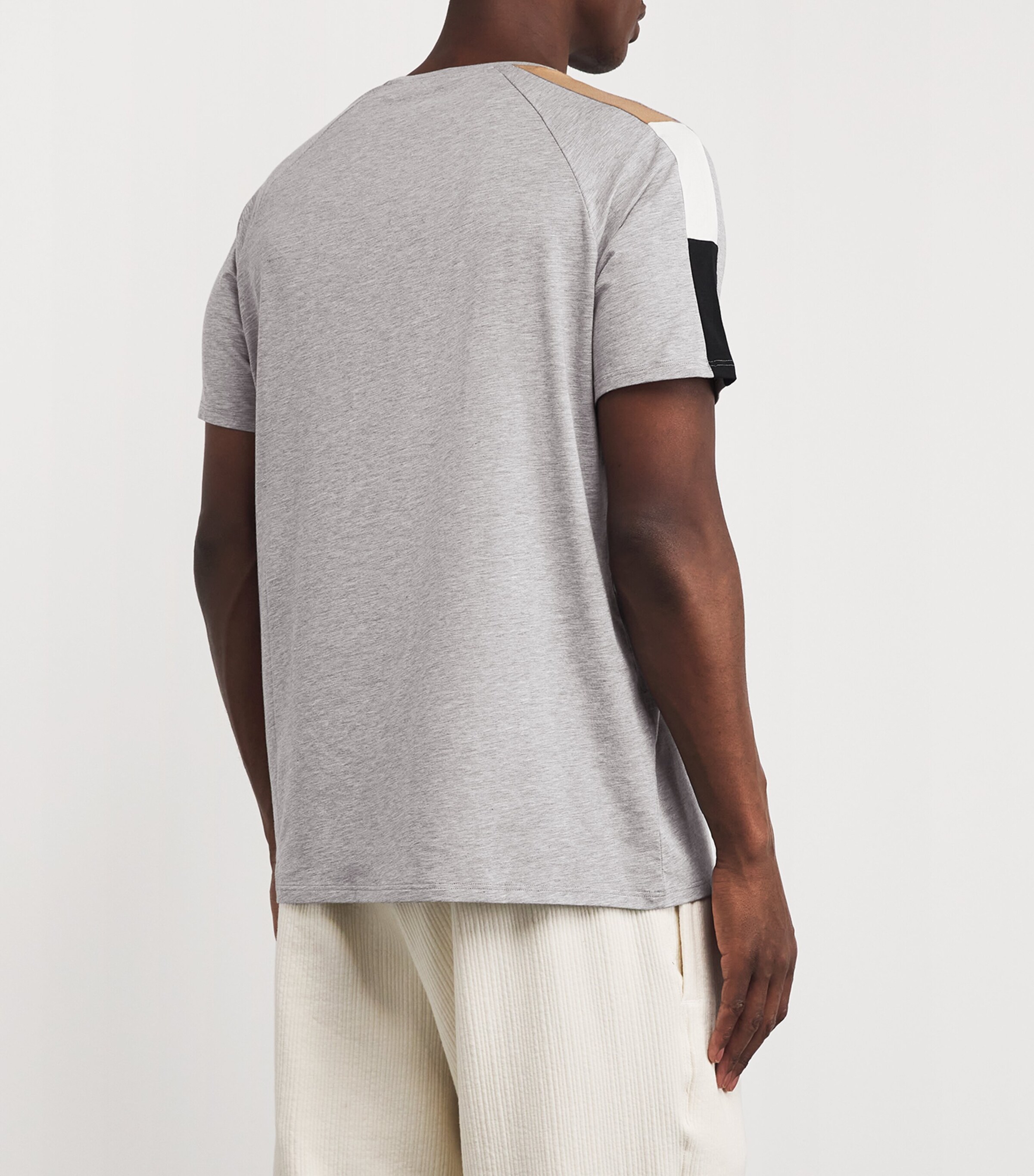 Cotton-Blend T-Shirt 033-MEDIUM GREY Image 4