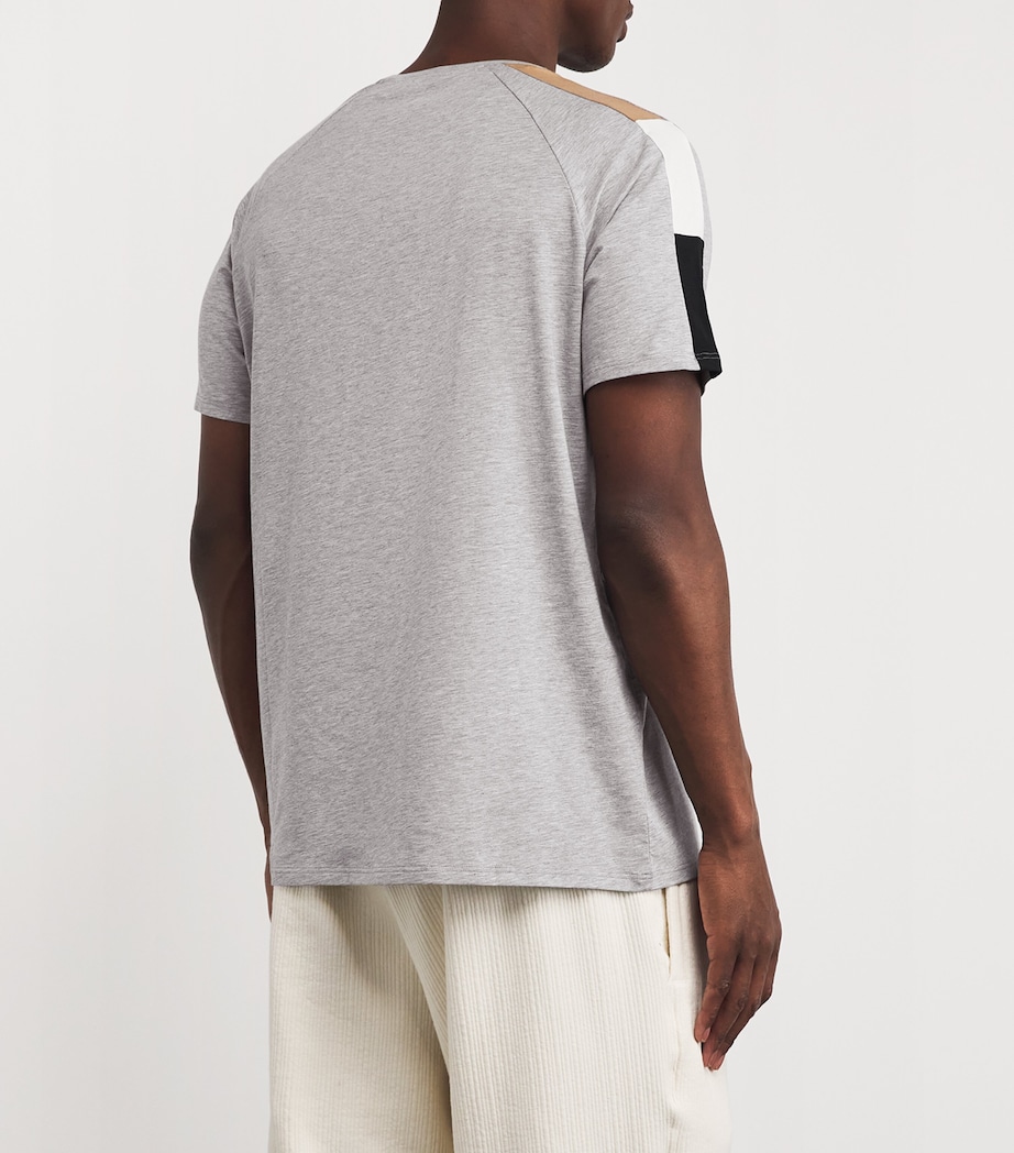 Cotton-Blend T-Shirt 033-MEDIUM GREY Image 4