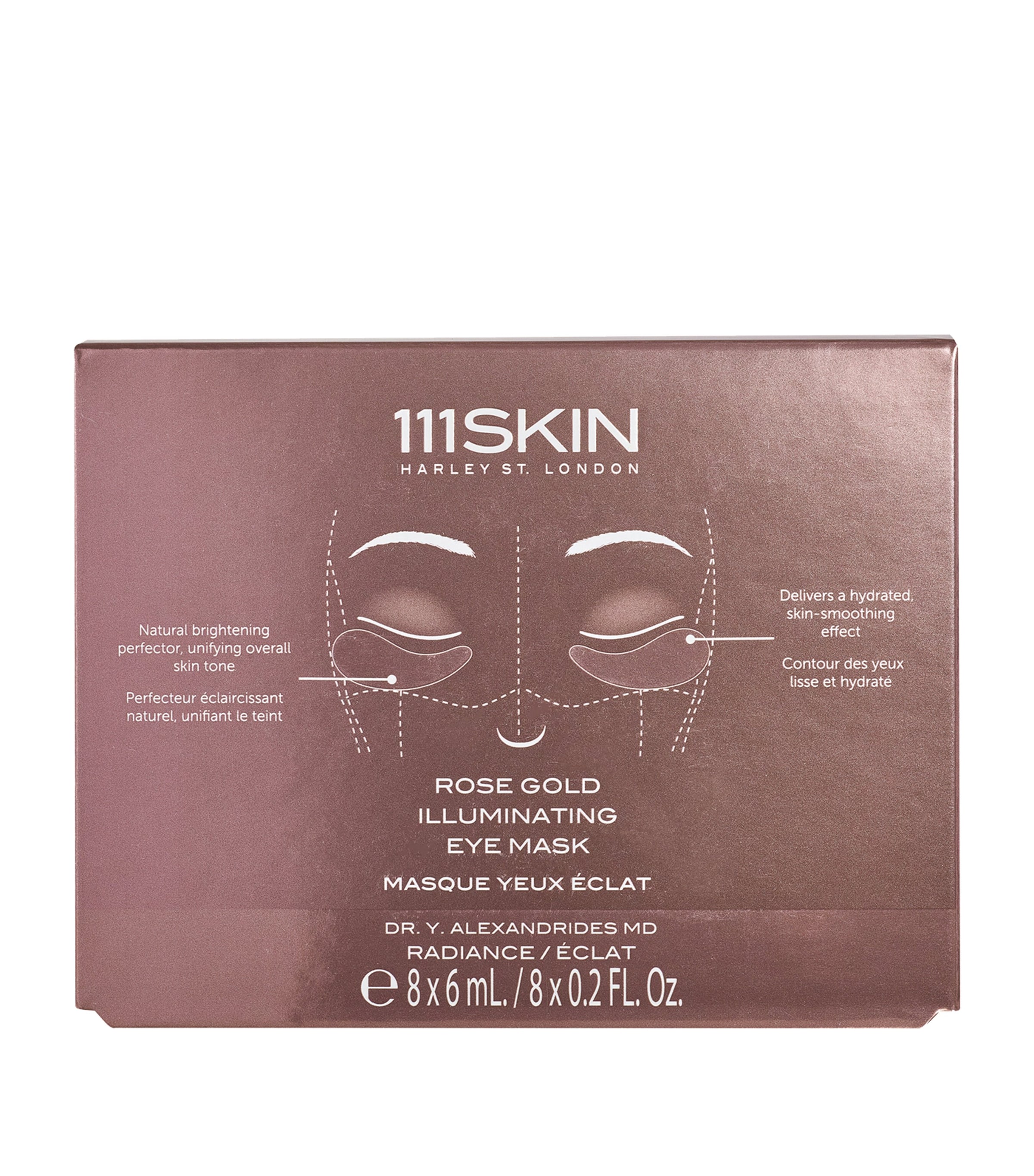 111skin Rose Gold Illuminating Eye Mask In White