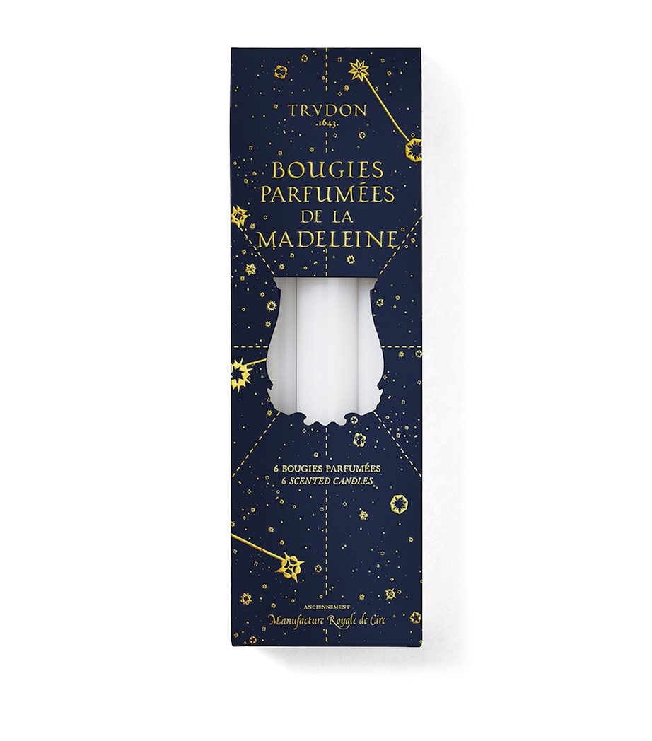 Christmas Tree Taper Candles (Pack of 6) GREEN Image 1