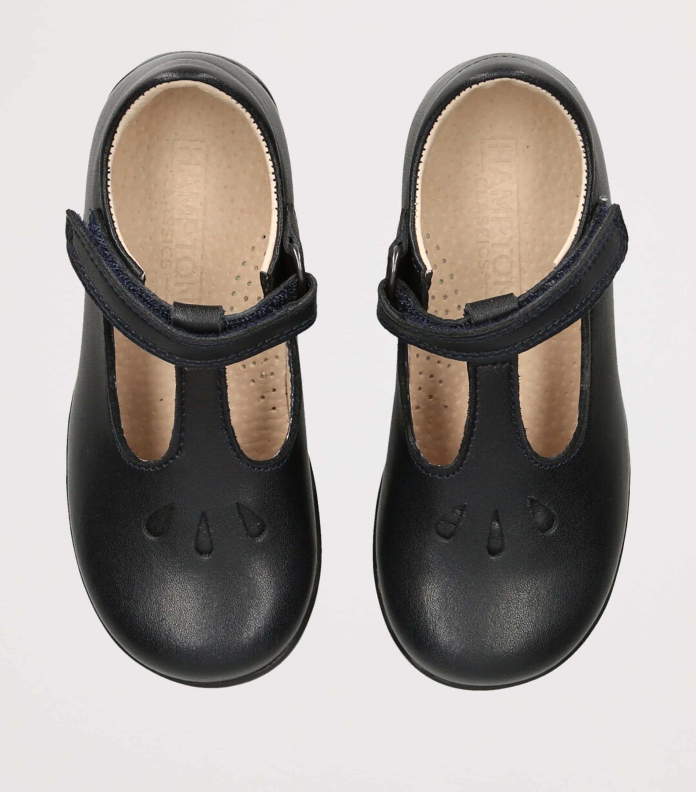 Leather Evie School Shoes NAVY Image 4
