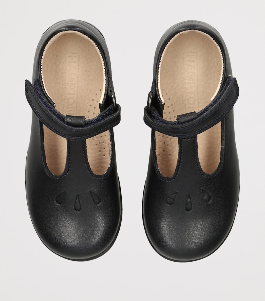 Leather Evie School Shoes NAVY Image 4