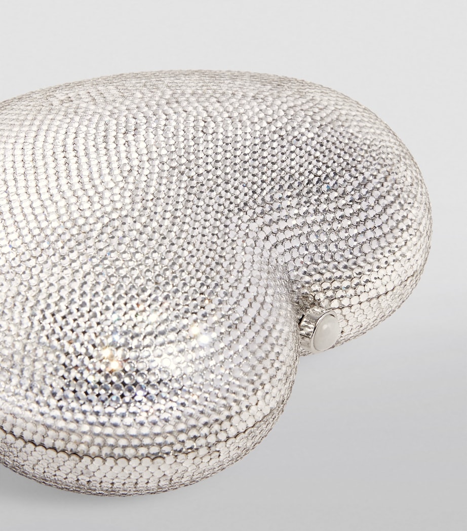 L'Amour Petit Cœur Clutch Bag SRHIN-SILVER RHINE Image 7