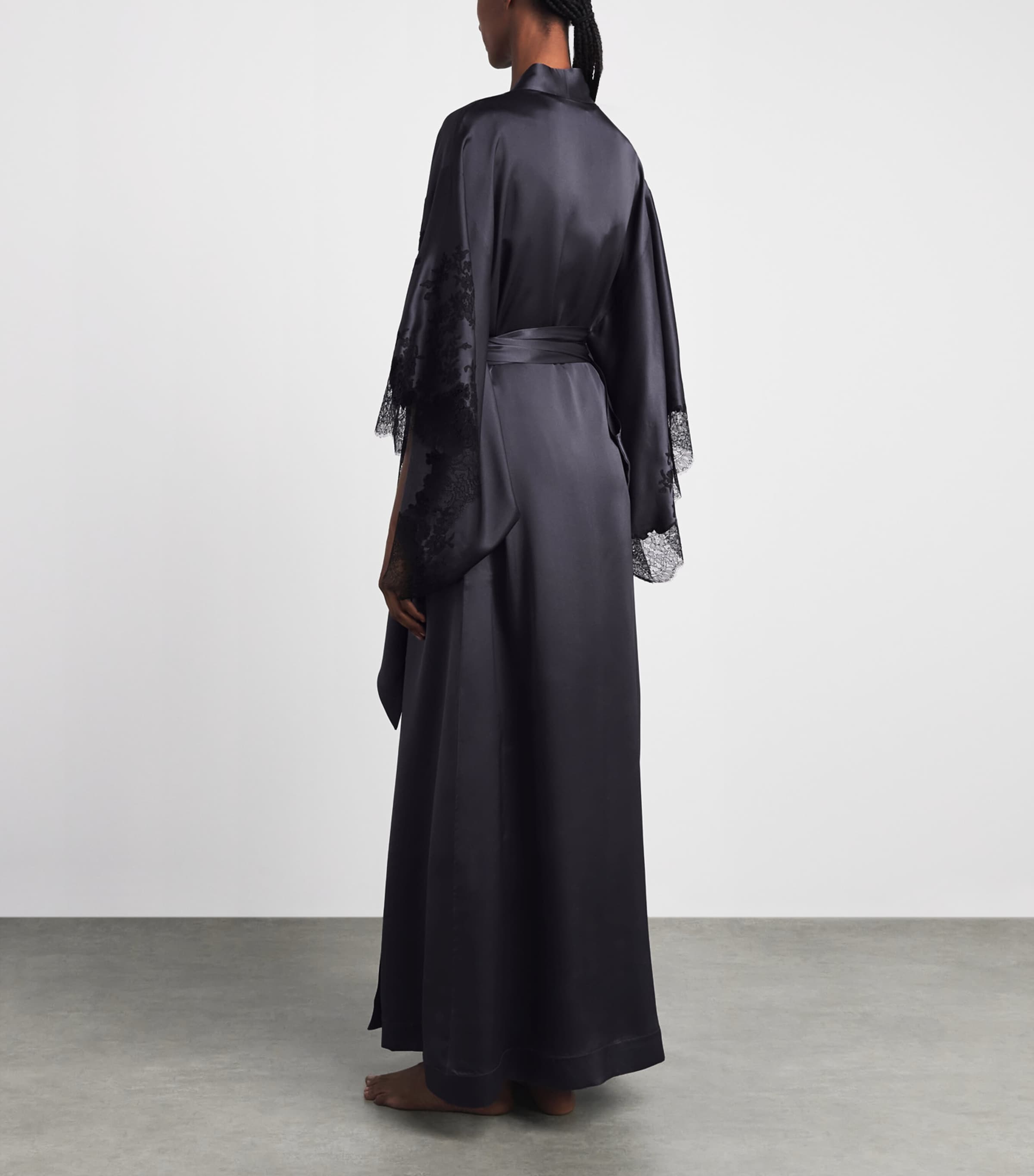 Carine Gilson Womens Silk Long Cérès Robe Noixdegalles Image 5