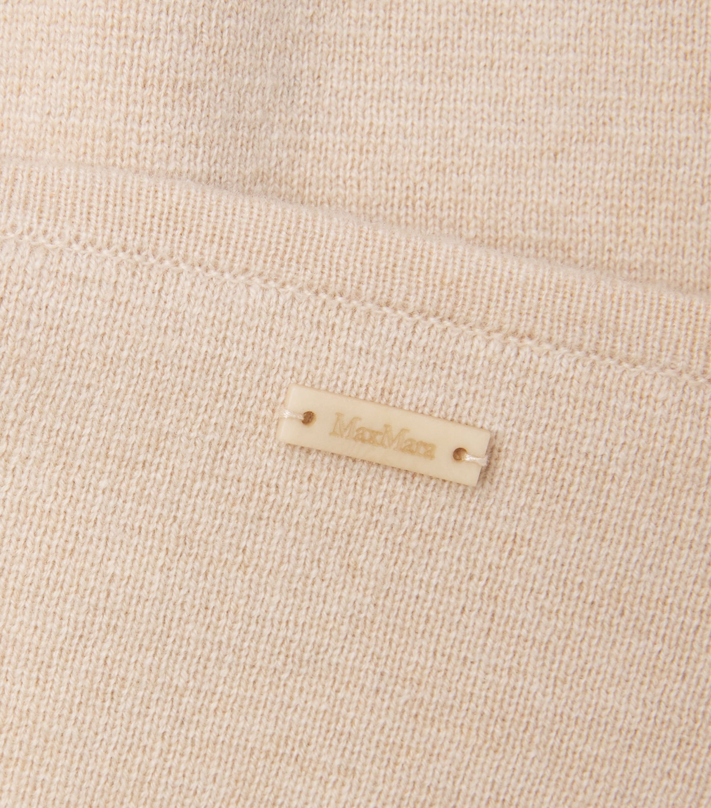 Wool-Cashmere V-Neck Sweater BEIGE Image 5