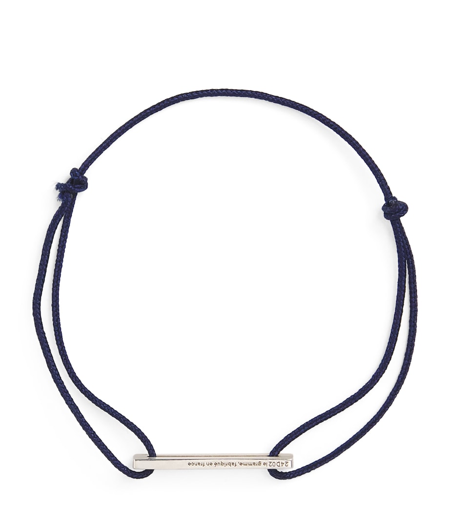 Sterling silver cord bracelet Sterling silver cord bracelet