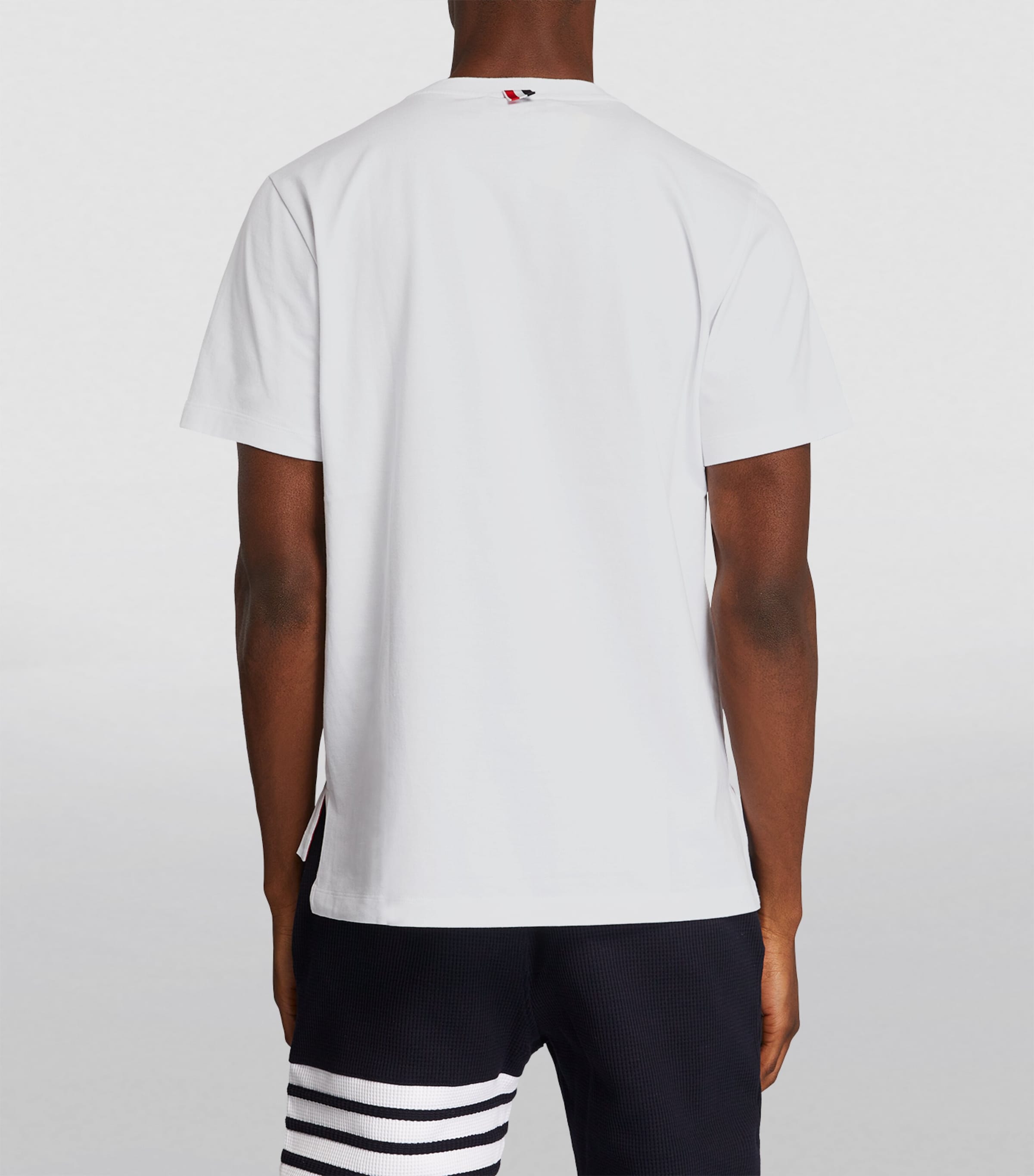 Cotton Name Tag T-Shirt WHITE Image 4