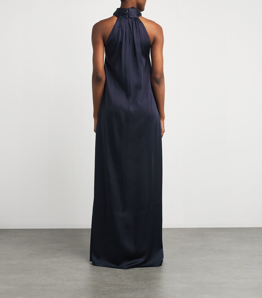 Satin Embellished Gown 4101 INK Image 3
