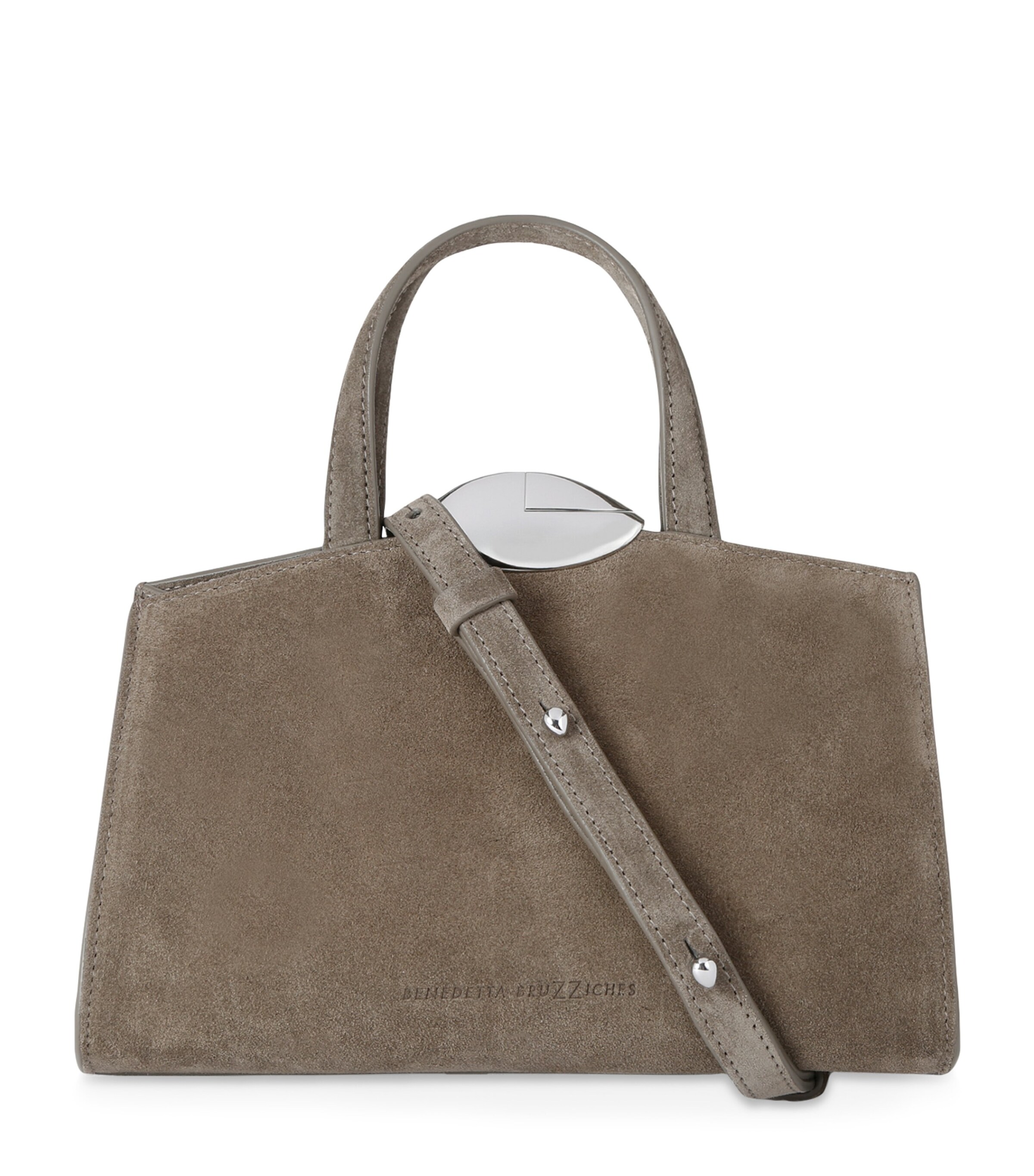 Benedetta Bruzziches Small Suede Serena Top-Handle Bag | Women Bags | Top Handle Bags | Designers | Benedetta Bruzziches