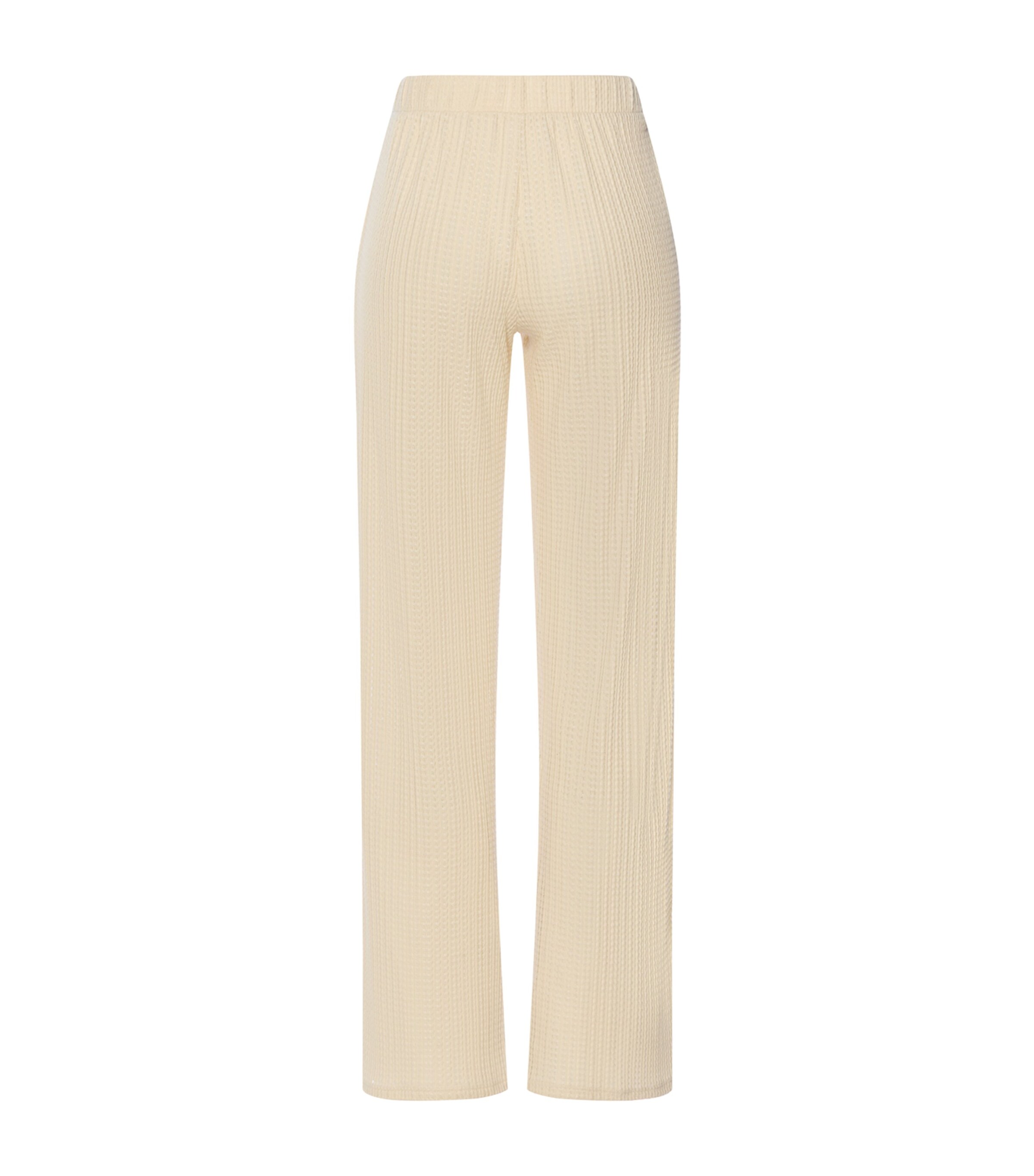 Hanro Womens Summer Knits Straight Trousers Oyster Gray Image 5