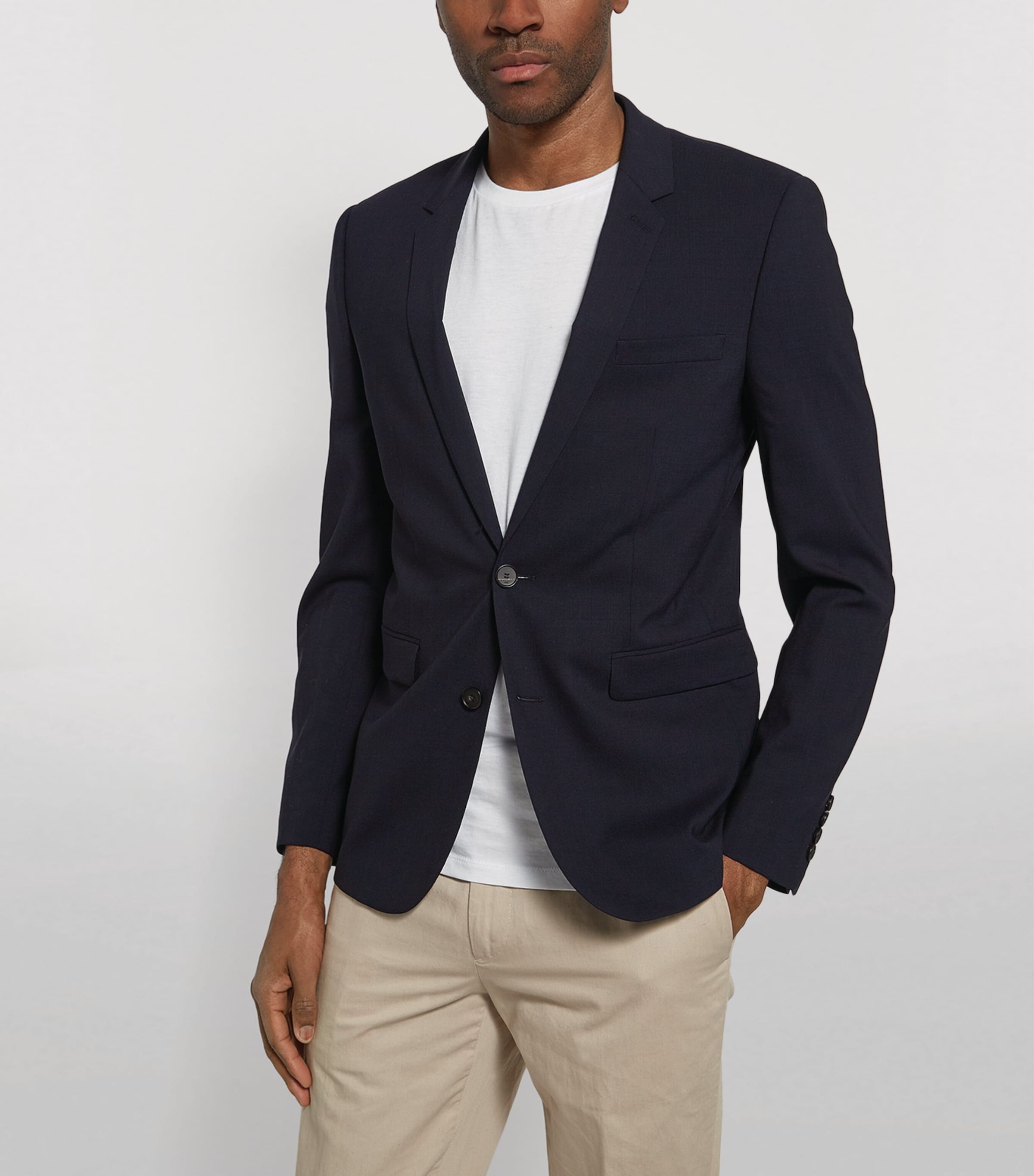 Wool-Blend Suit Jacket MARINE Image 4