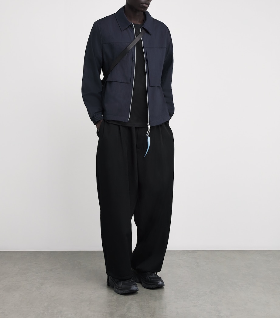 Pima Cotton Pocket-Detail Dalon T-Shirt BLACK - 292 Image 2