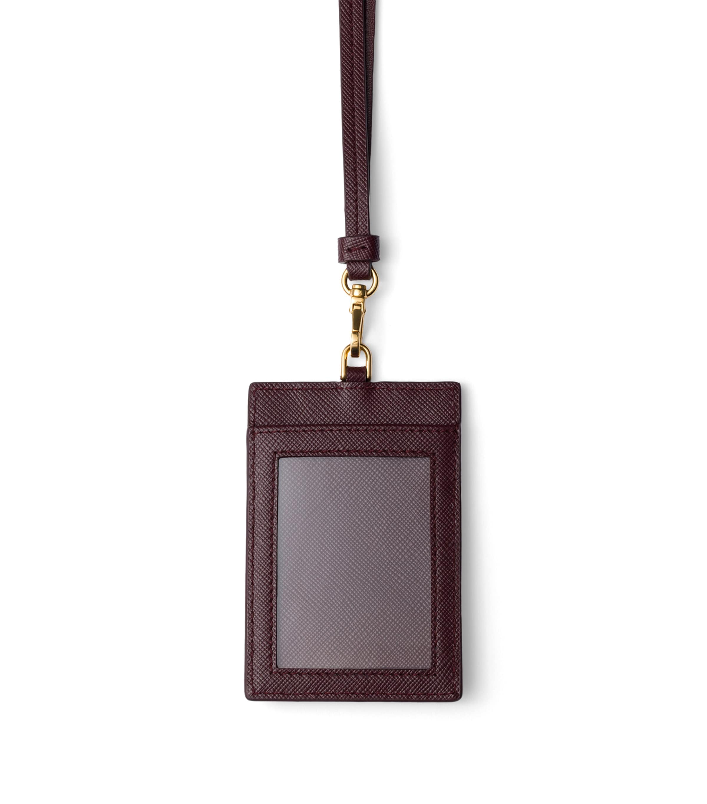 Saffiano Leather Badge Holder F0007 Image 3