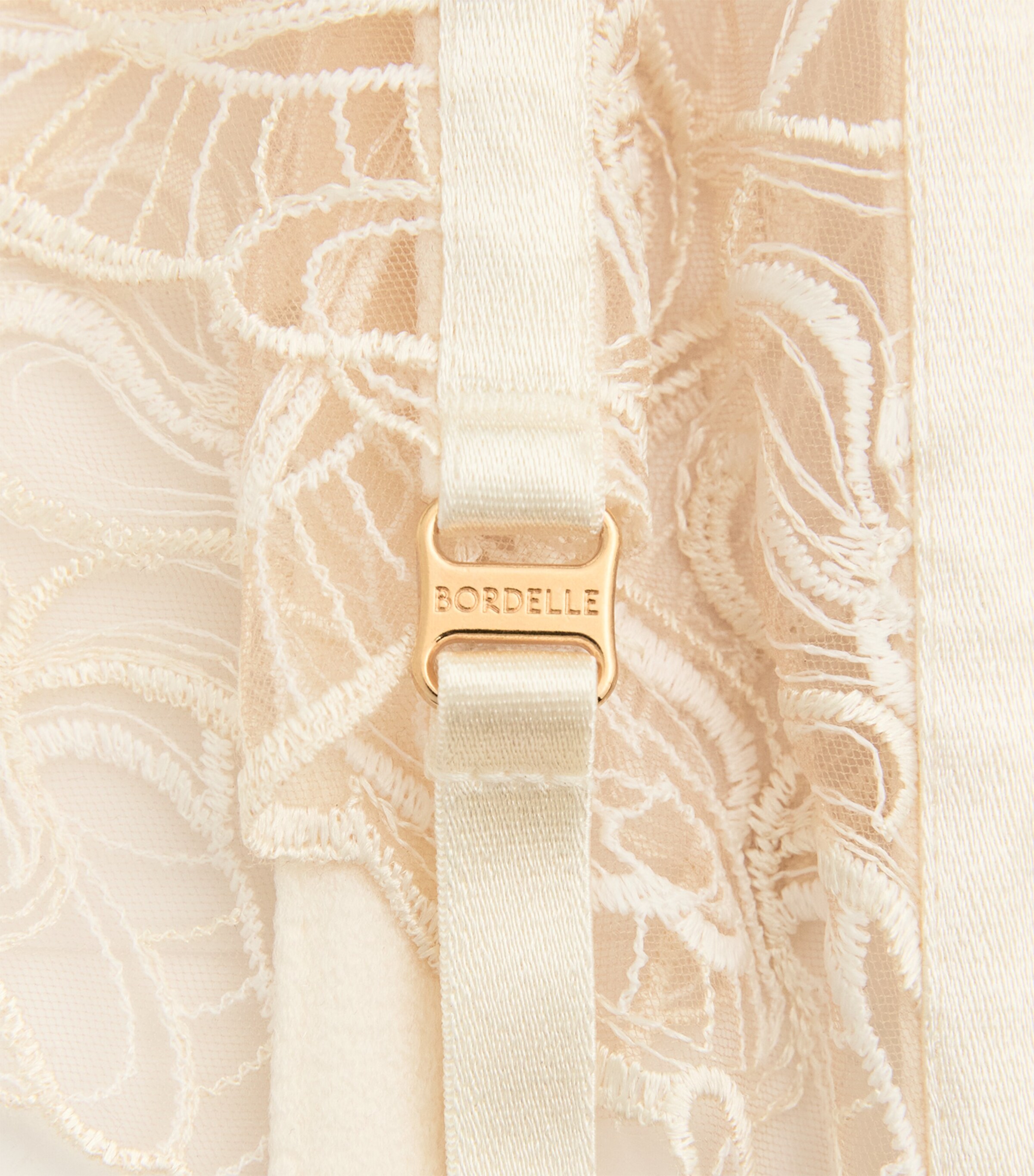 Bordelle Womens Pearl Suspender Cream Glow Image 4