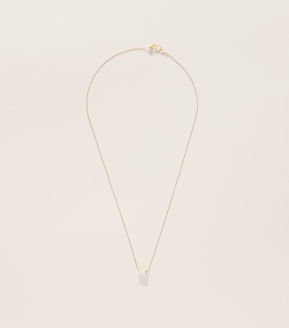 Persée Yellow Gold and Pear Diamond Necklace Yellow Gold Image 3