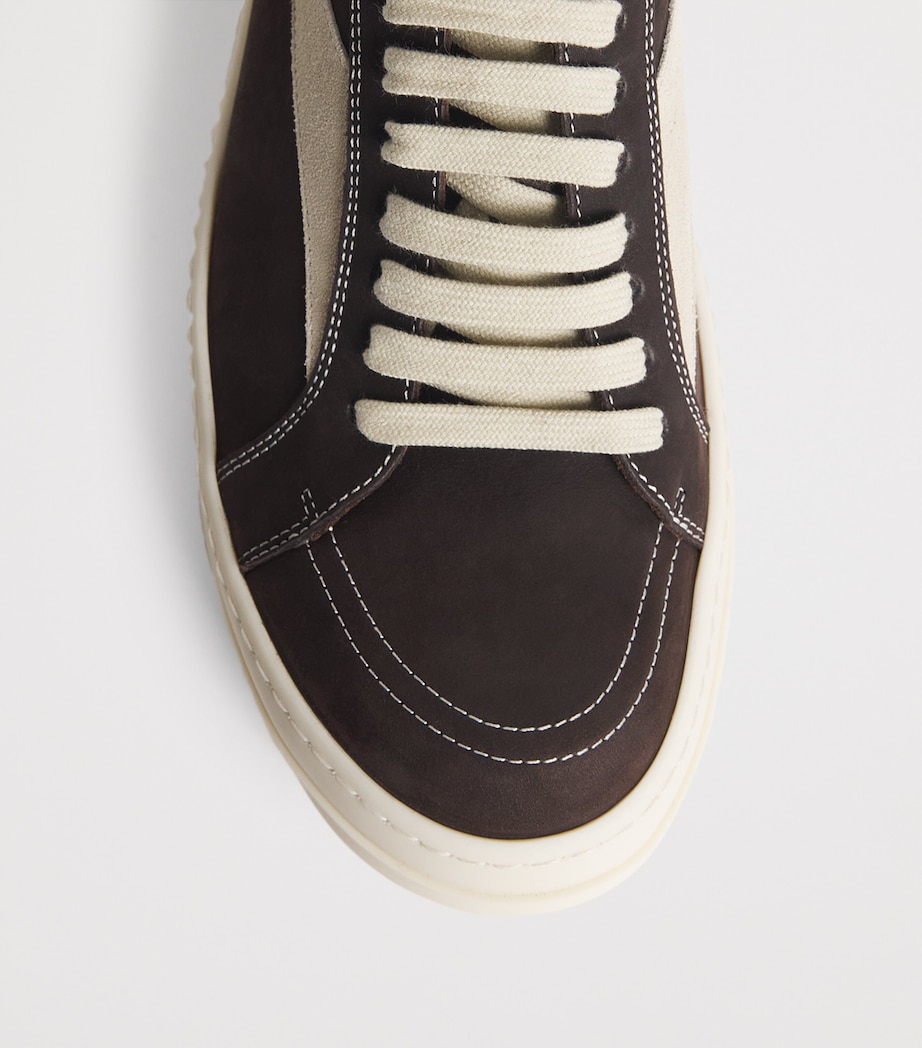 Leather Vintage Low-Top Sneakers BROWN/MILK/MILK Image 5