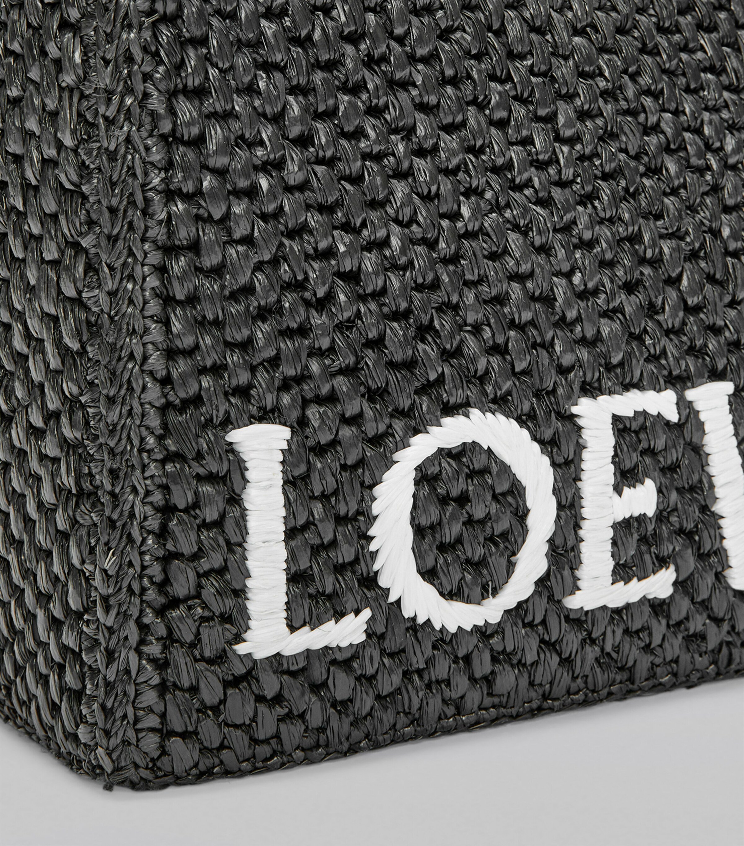 x Paula's Ibiza Small Font Tote Bag BLACK Image 7