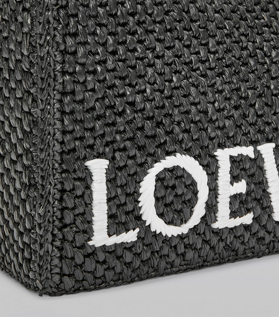 x Paula's Ibiza Small Font Tote Bag BLACK Image 7