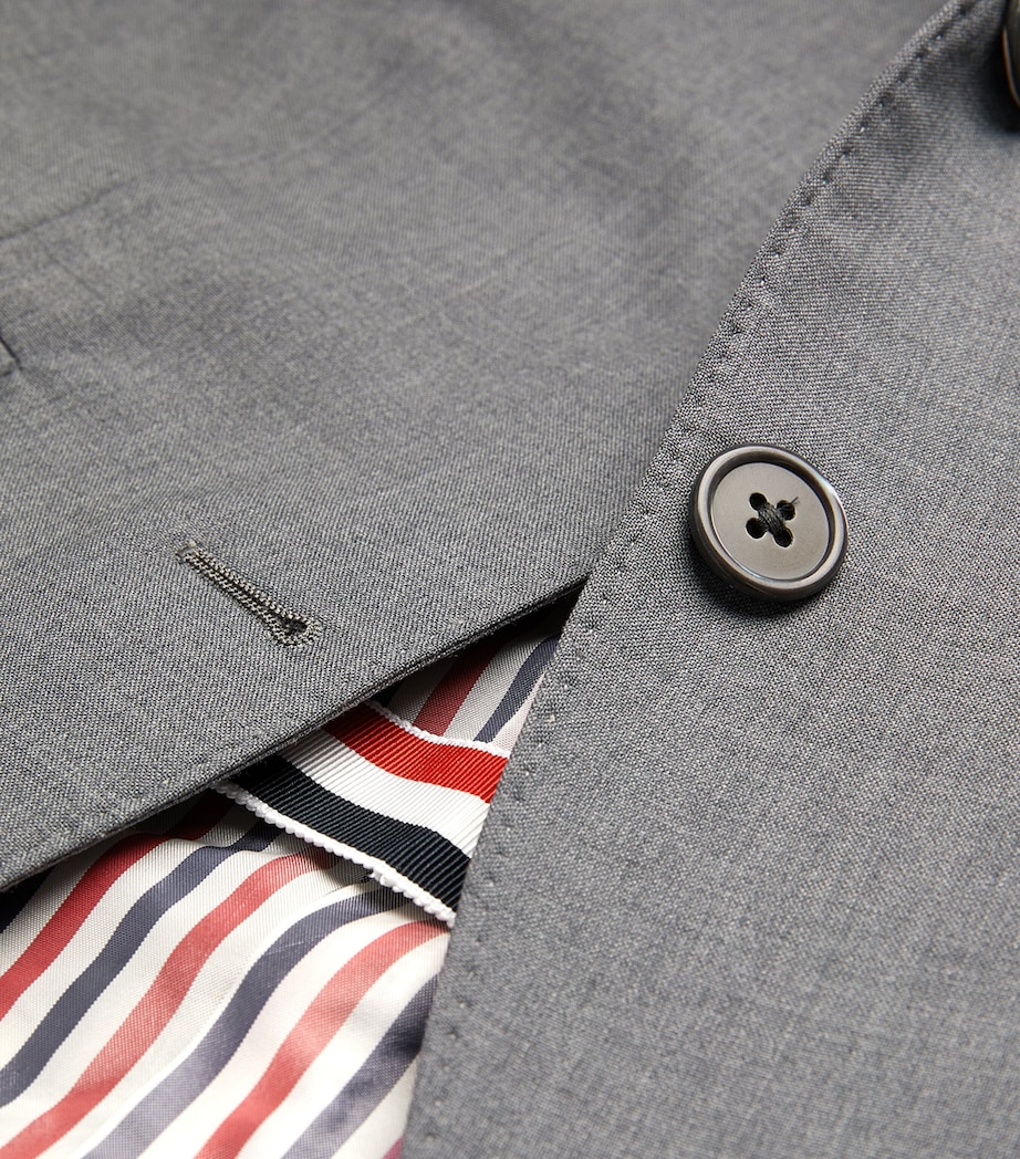 Wool High Armhole Sport Coat MED GREY Image 4