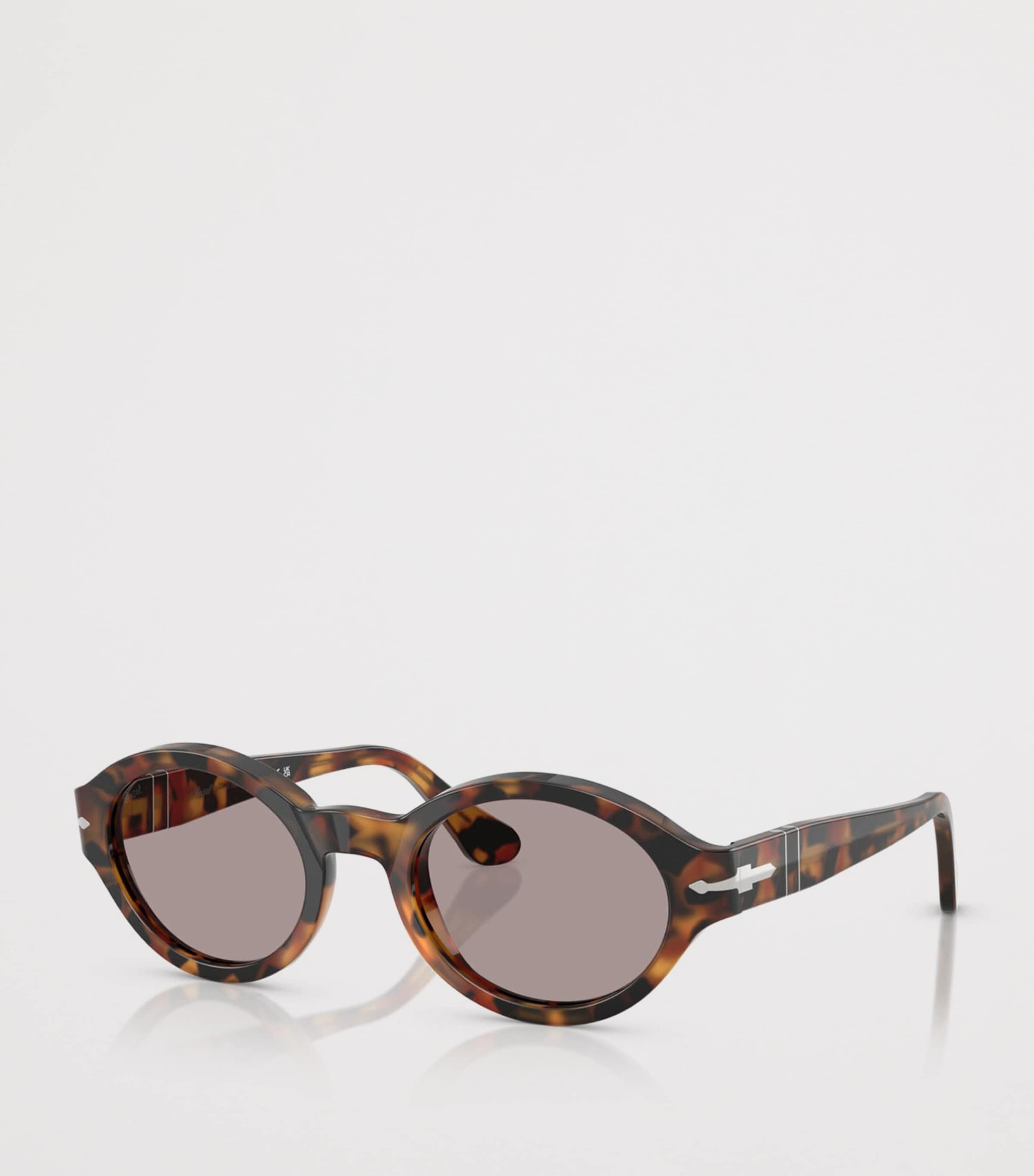 Persol Acetate Loris Oval Sunglasses Image 2