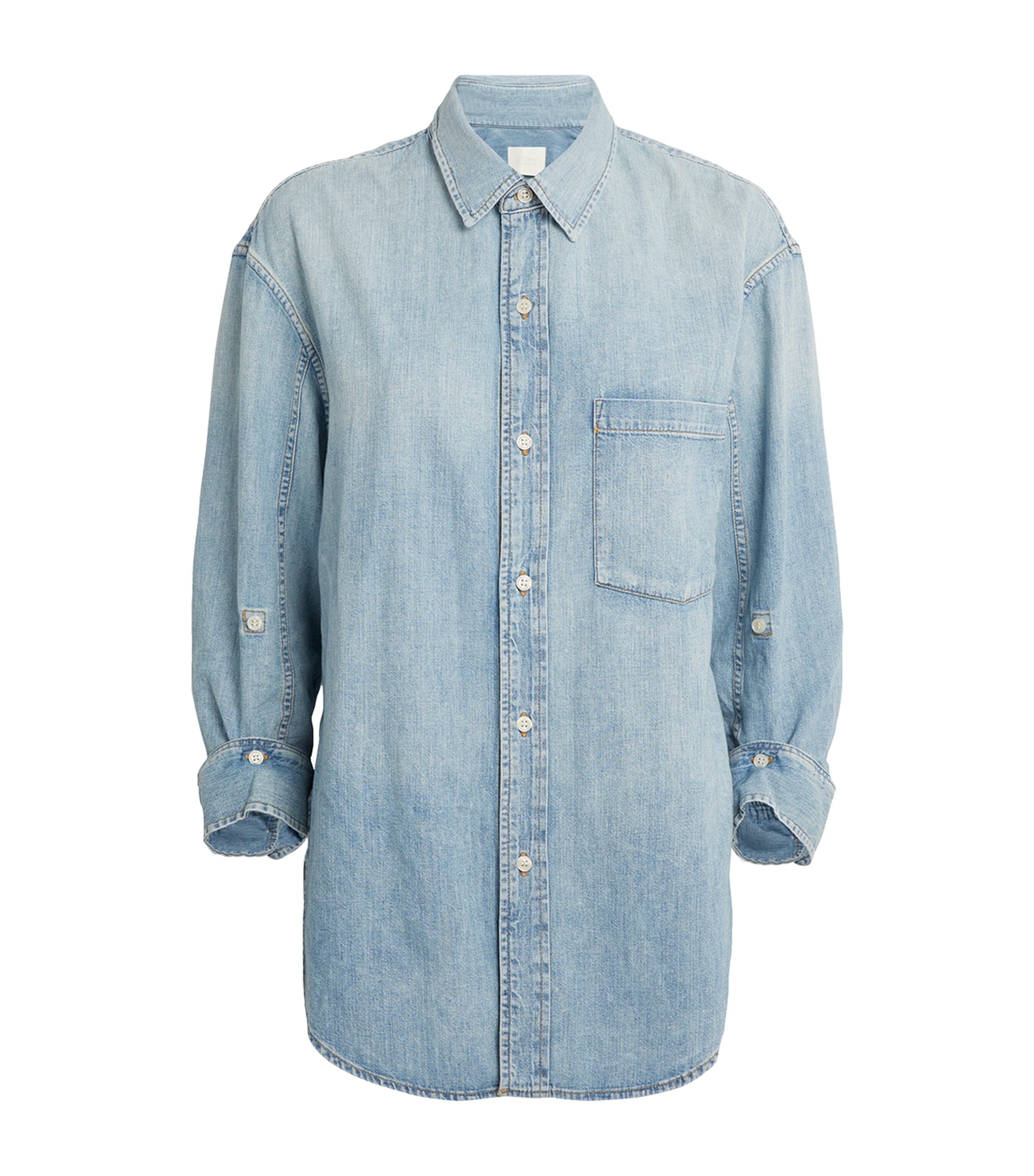 Shop Citizens Of Humanity Denim Kayla Shirt In Blue