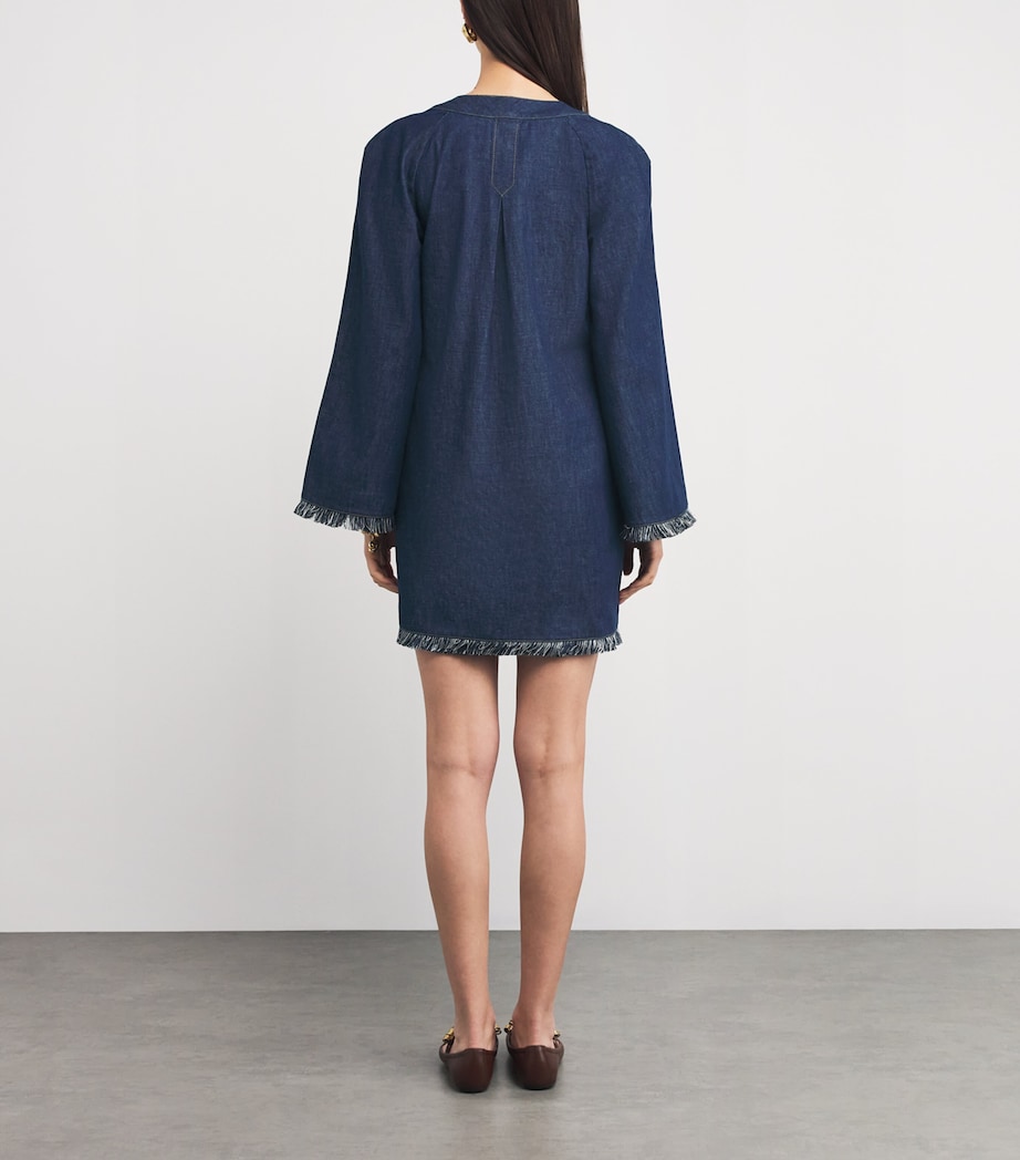 Denim Rhiannon Mini Dress ALN/ATLANTIC Image 3