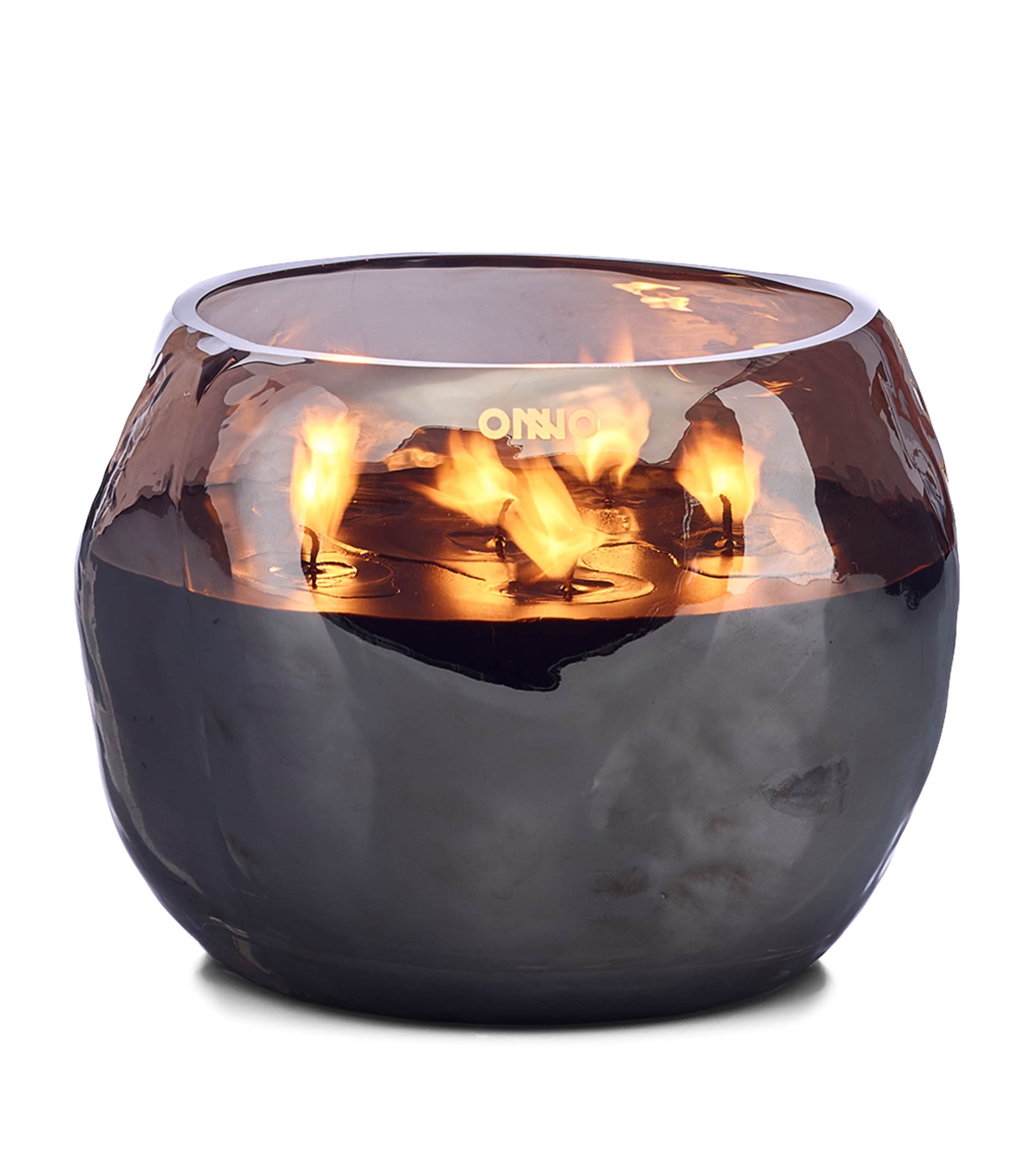 Onno Medium Muse Cape Smoked Grey Candle In Gray