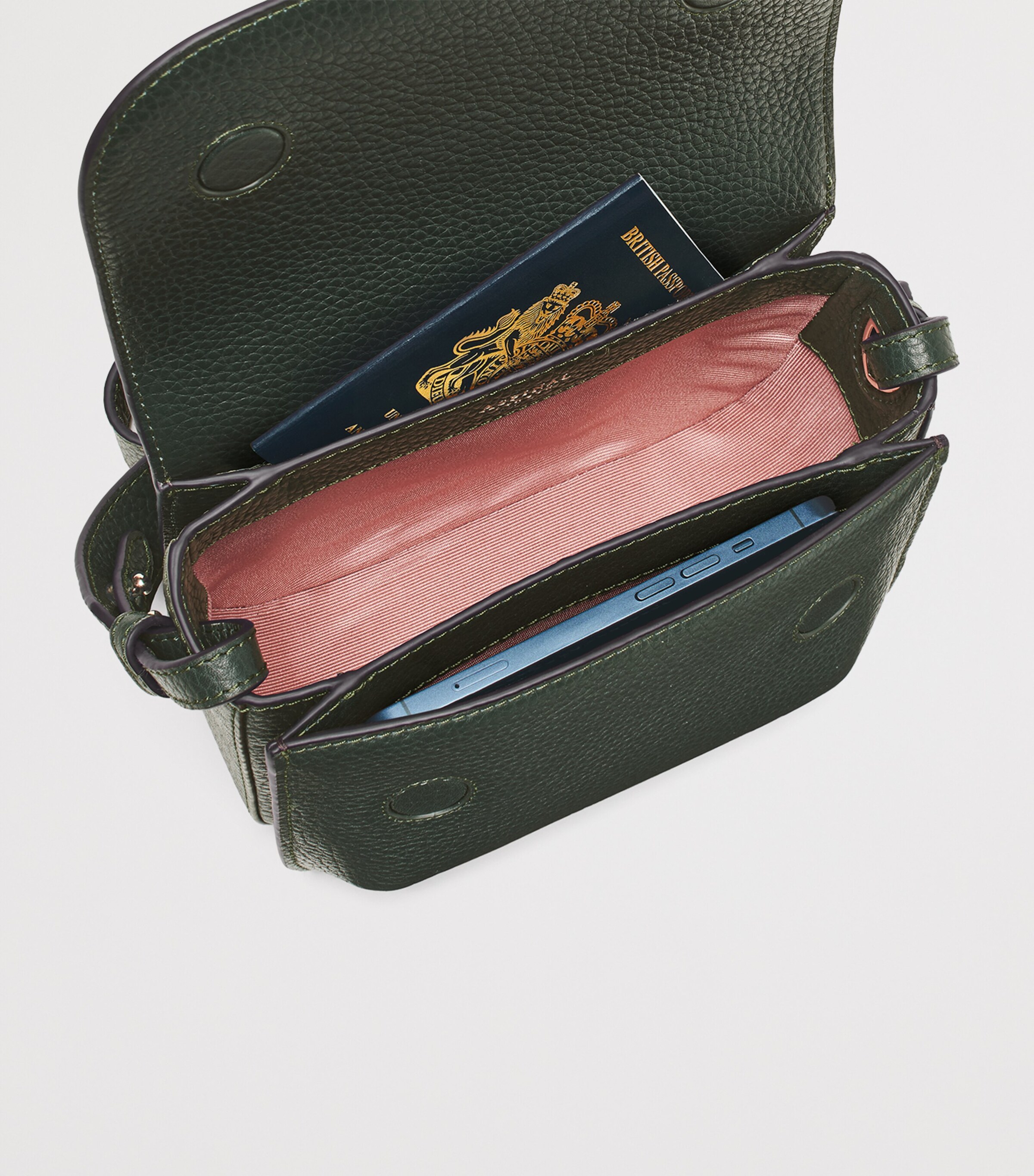 Leather Ella Cross-Body Bag ALPINE Image 7