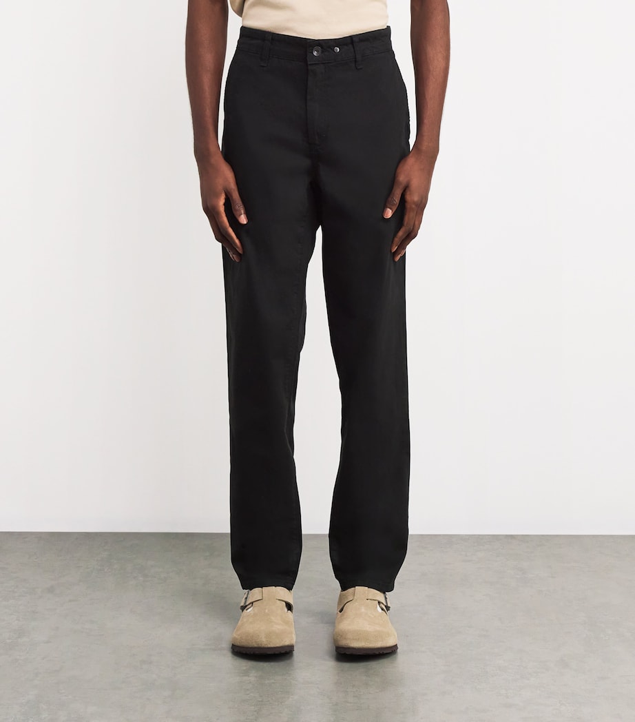 Stretch-Cotton Chinos BLACK Image 3