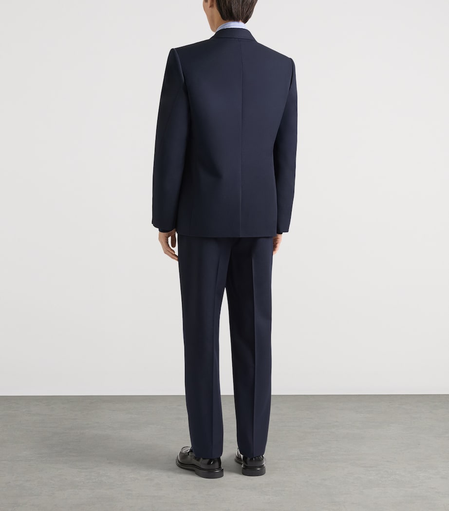 Givenchy Mens Wool Slim Tailored Trousers Image 4