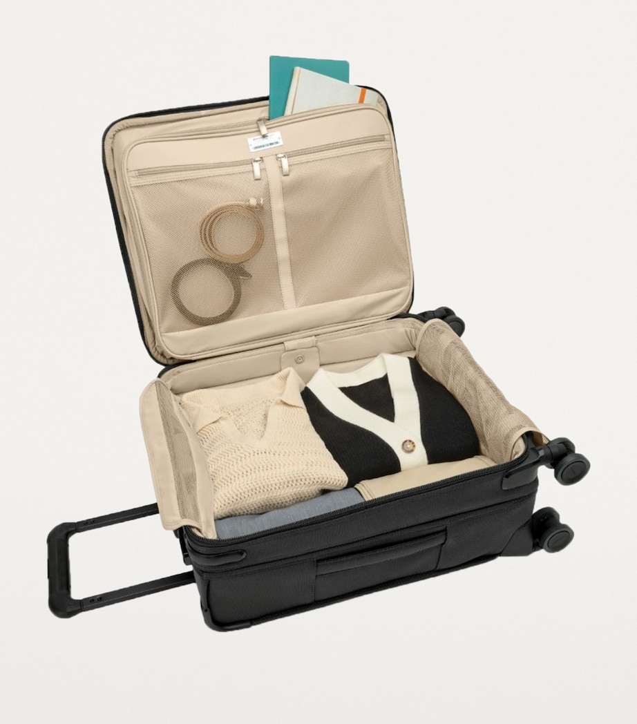 Baseline Essential Carry-On Expandable Spinner Suitcase (53cm) BLACK Image 2