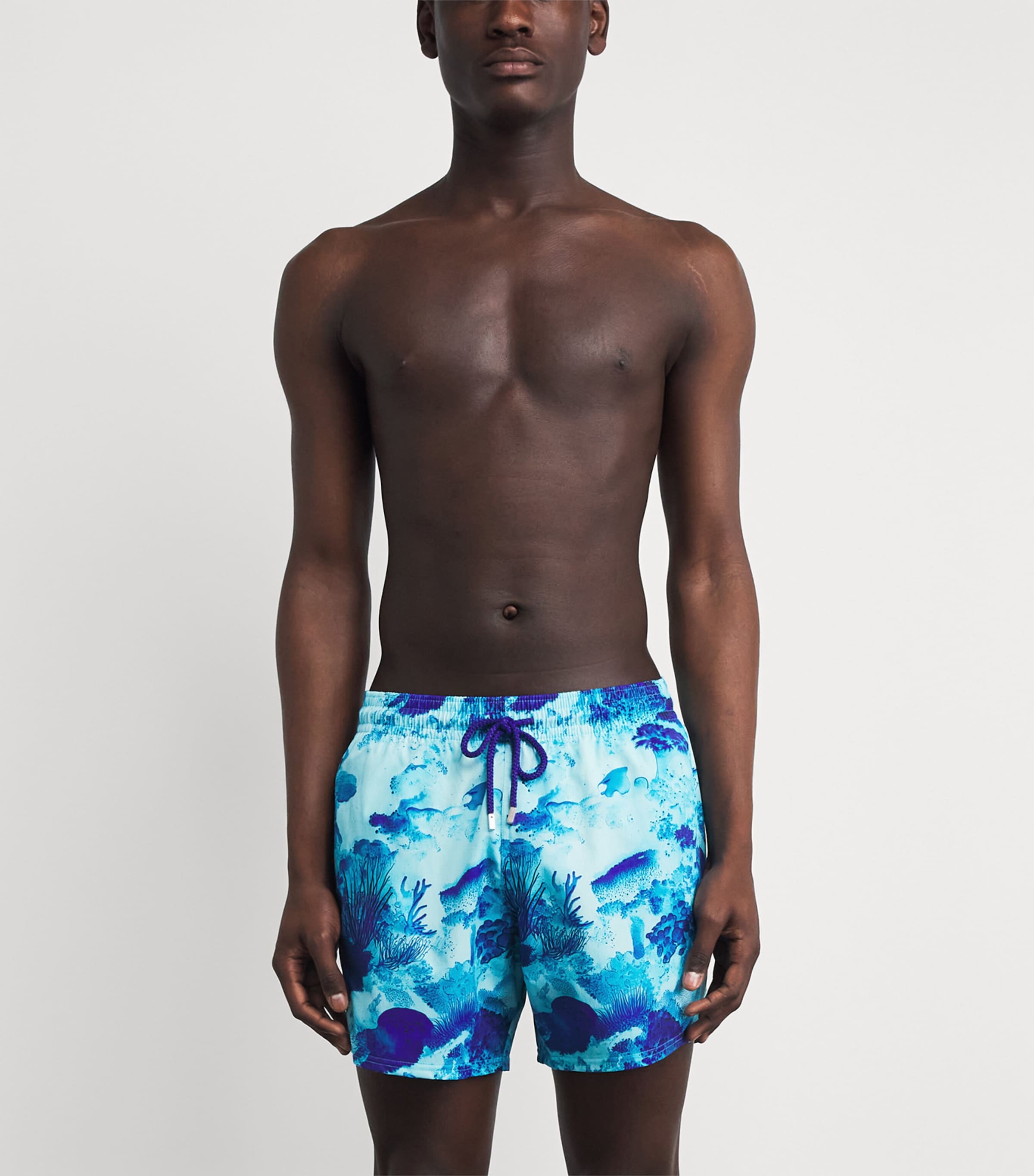 Vilebrequin Mens Stretch Coral Reef Swim Shorts Oxygene Image 3