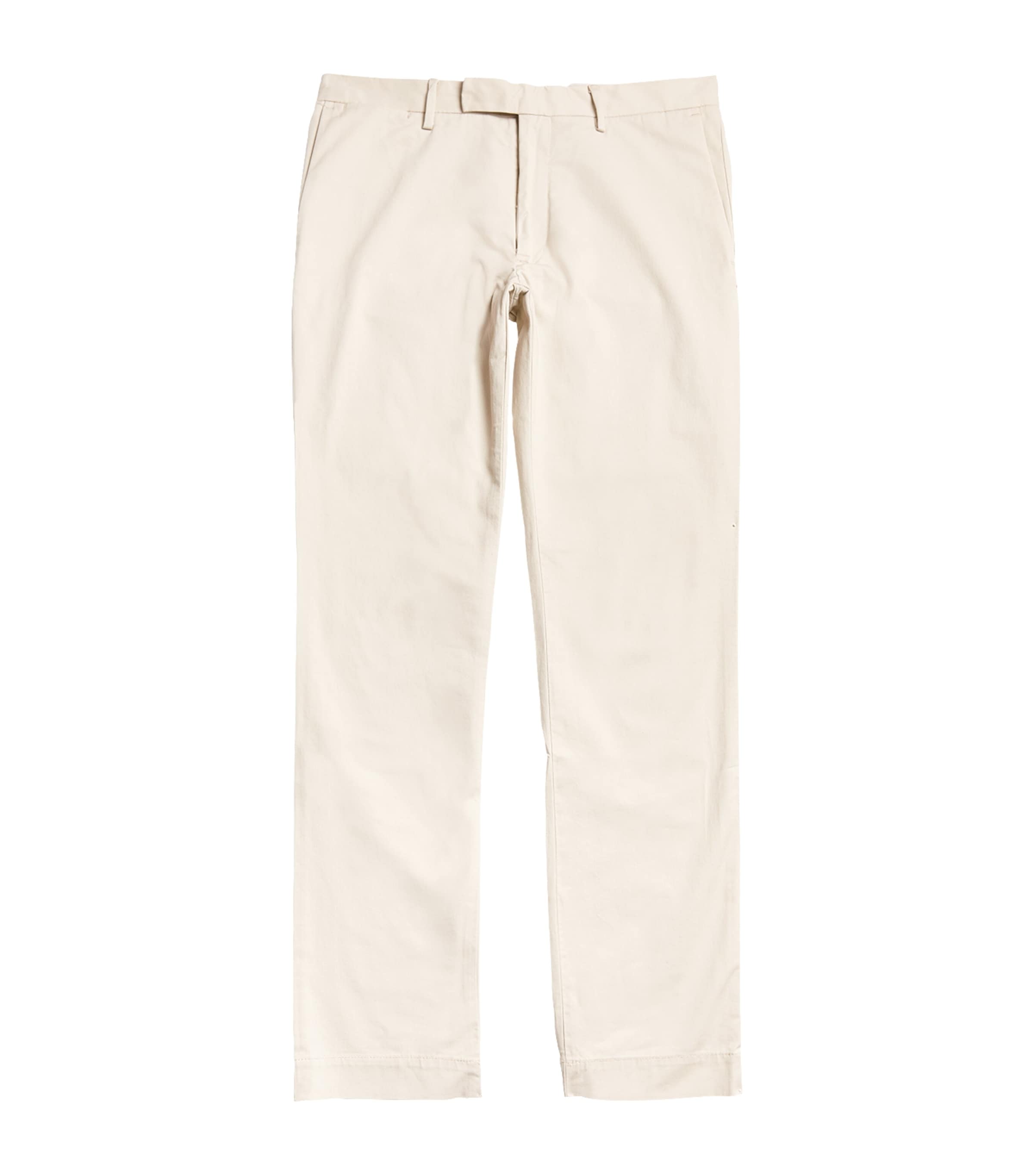 Stretch-Cotton Slim Chinos BASIC SAND Image 7