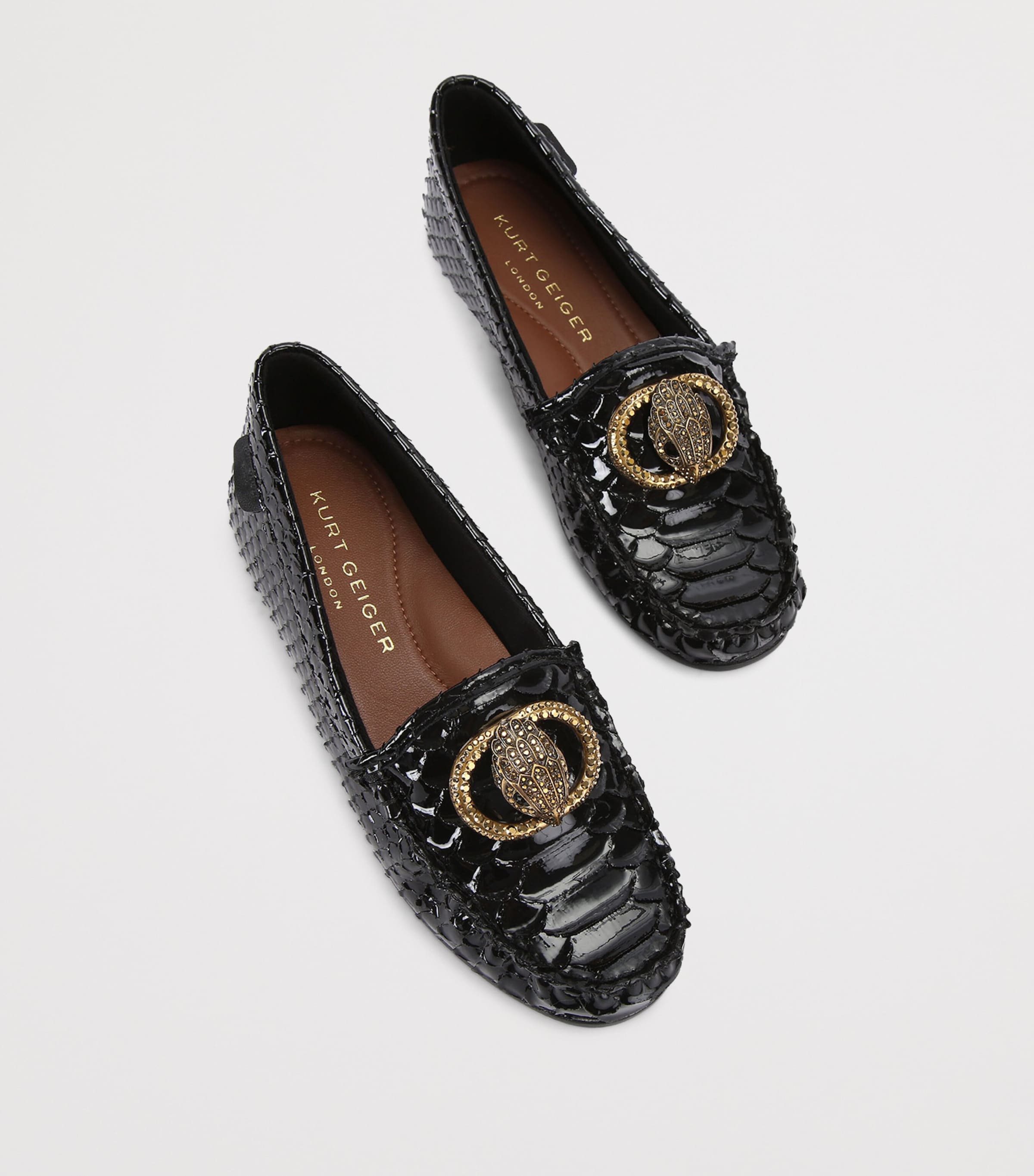 Leather Chelsea Loafers BLACK Image 4