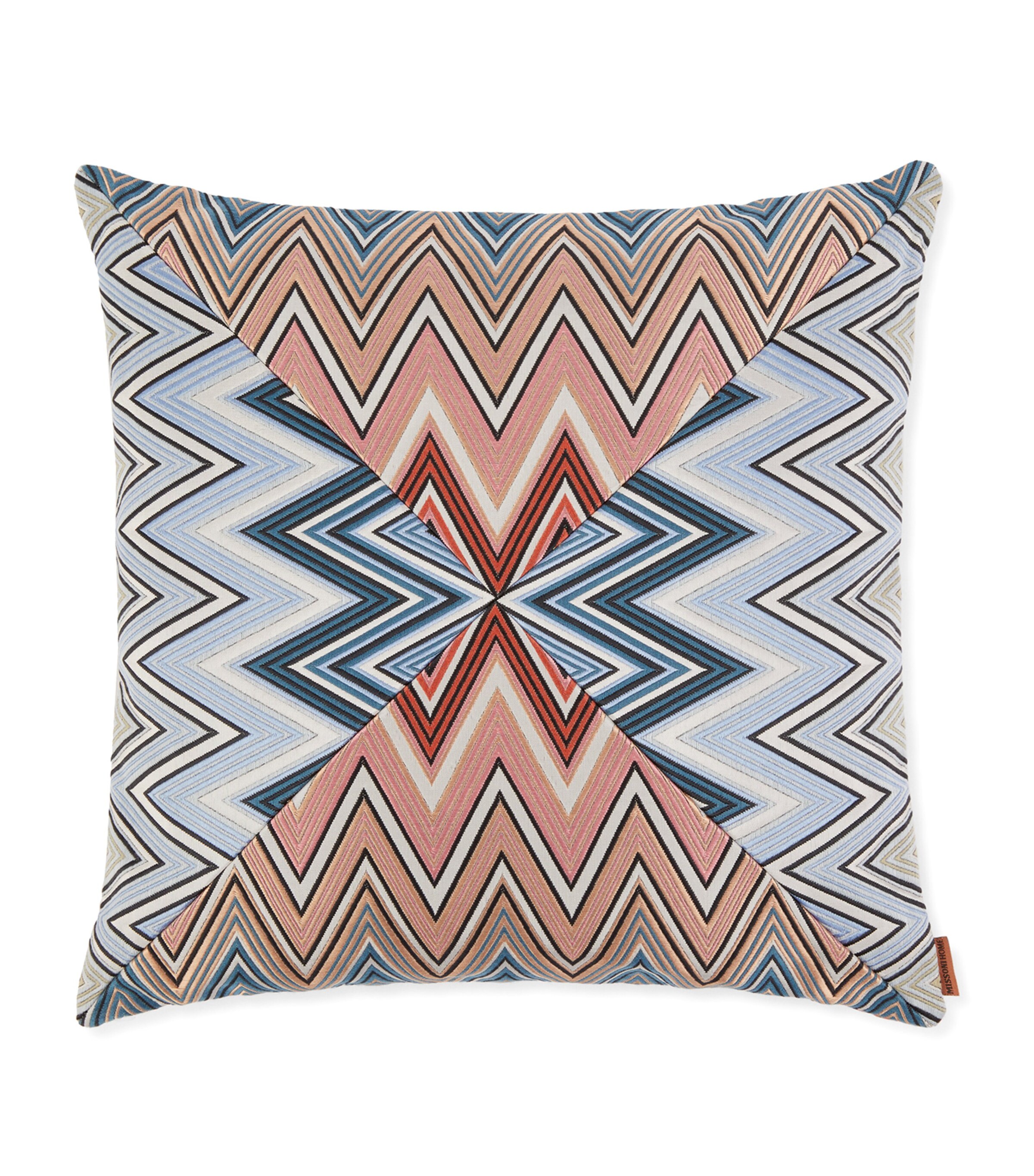 Missoni Zigzag Birmingham Cushion In Pink