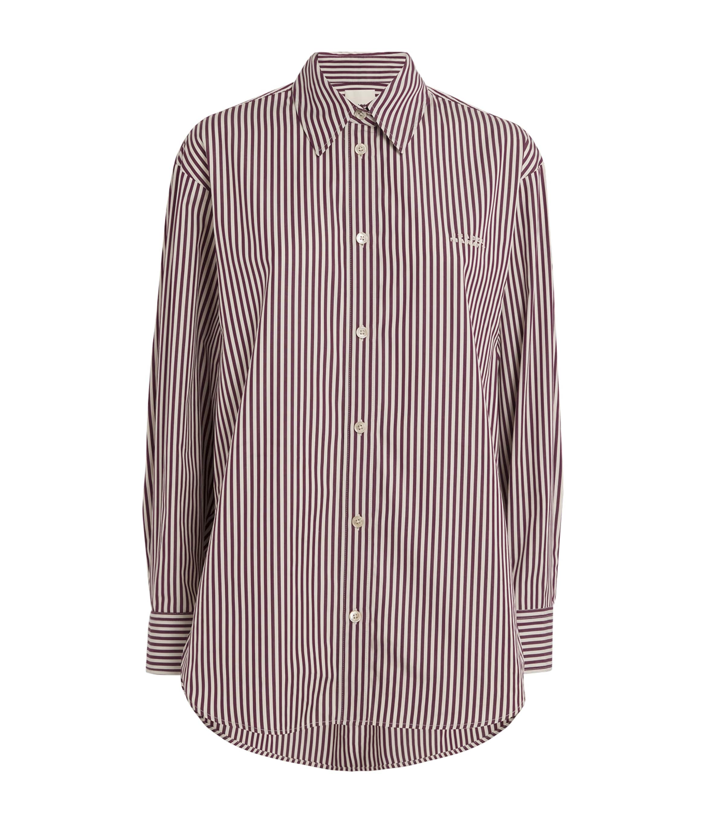 Shop Isabel Marant Striped Fabriza Shirt In Beige