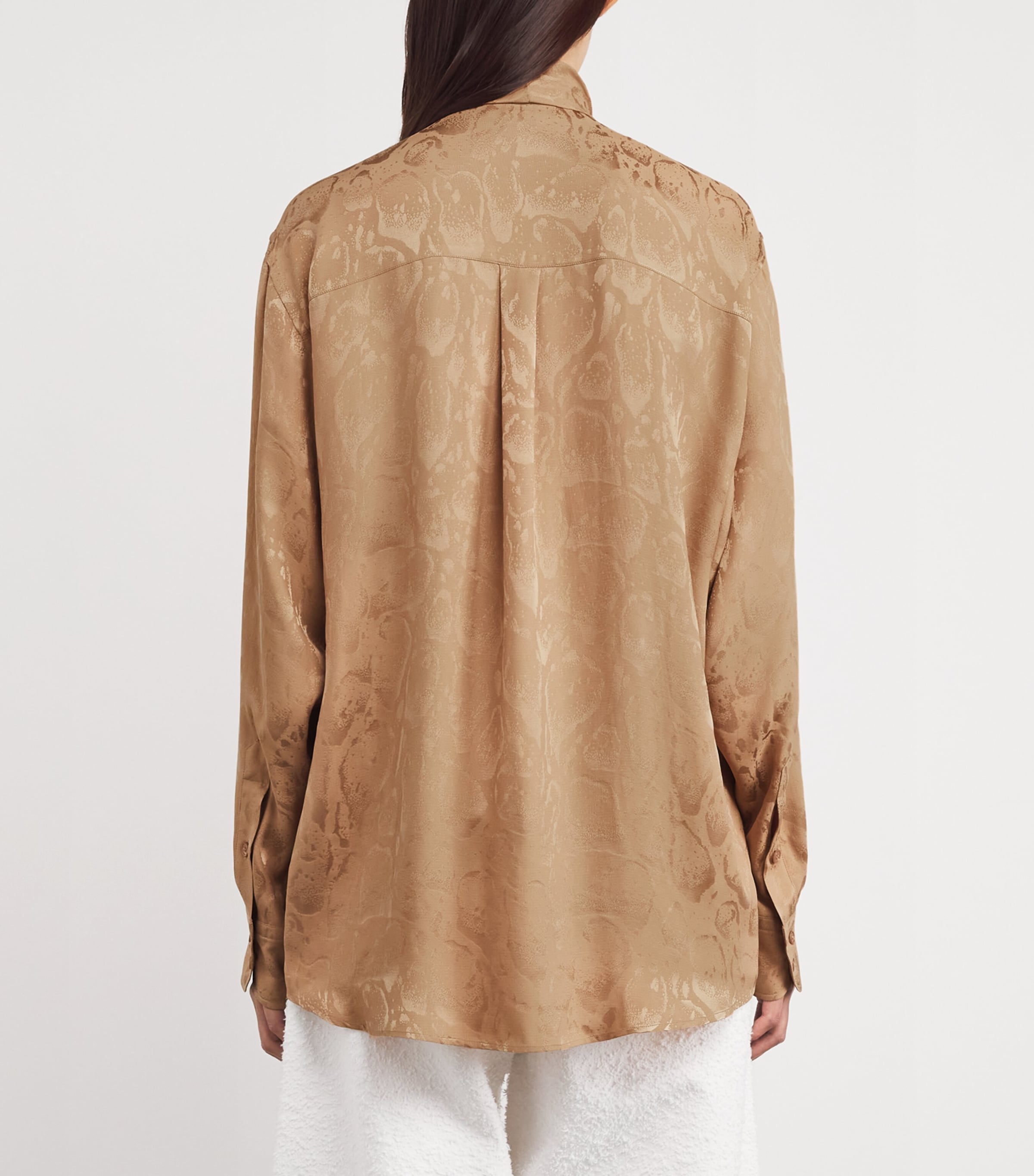 Cloud Leopard Print Blouse 2701 CARAMEL Image 4