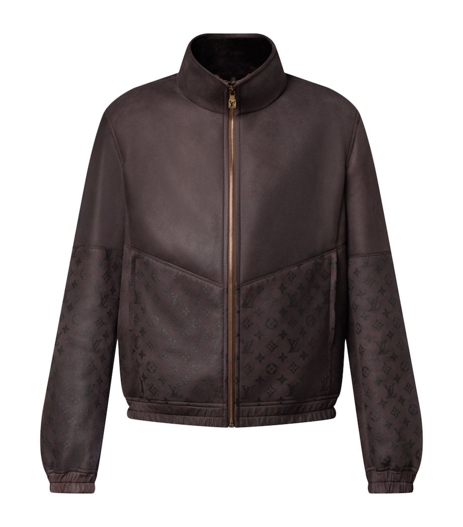 Suede Track Jacket SEAL BROWN Image 1