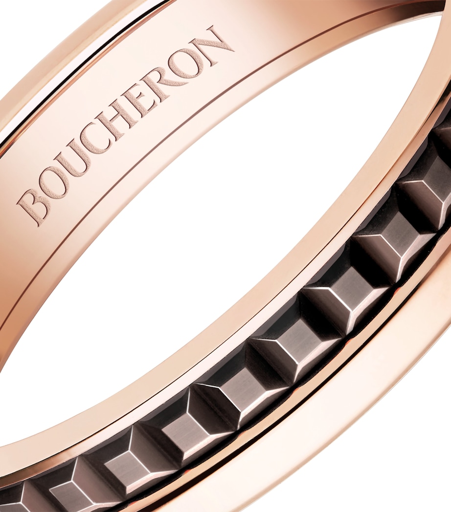 Rose Gold Quatre Classique Wedding Band Image 3