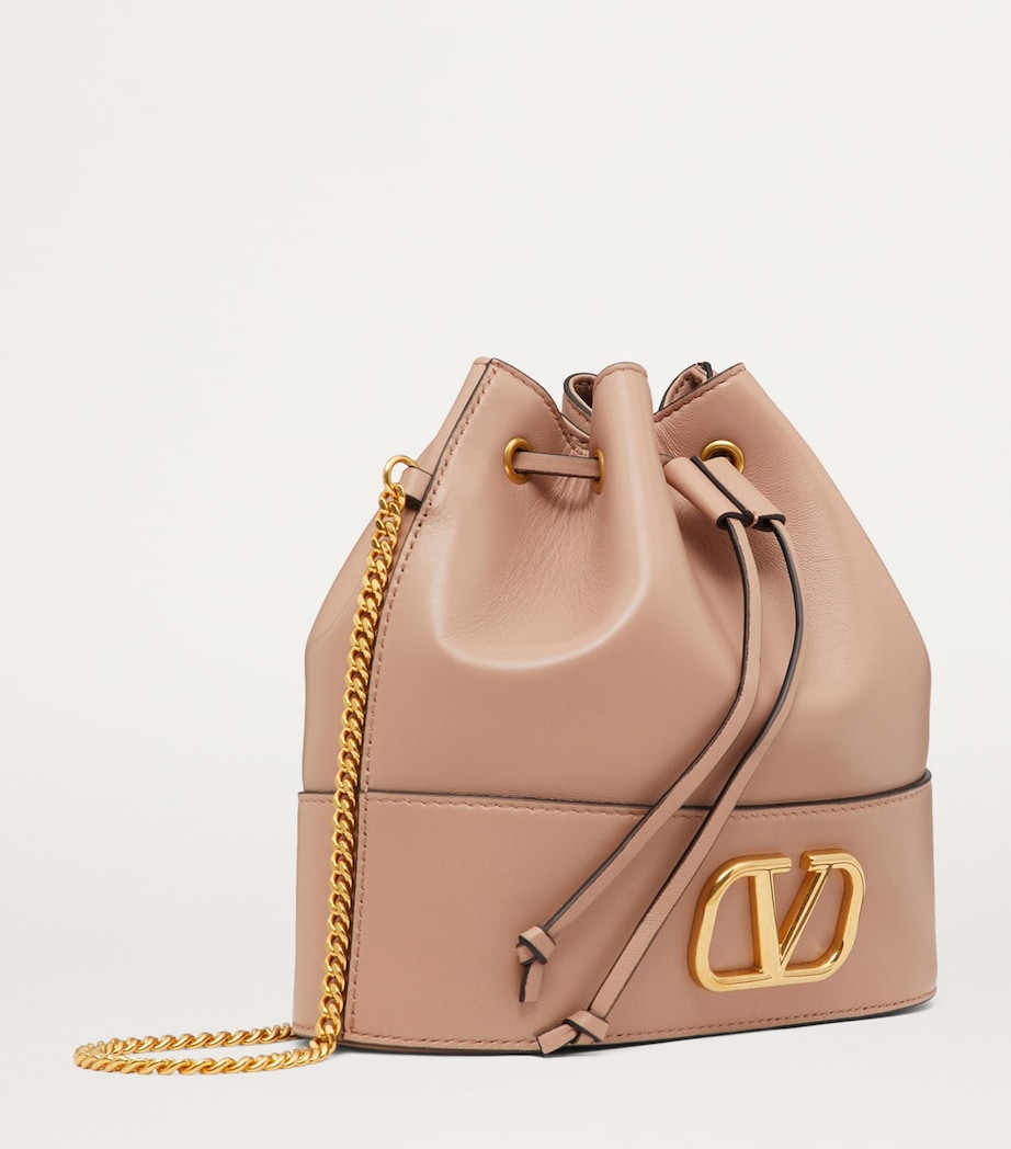 Valentino Garavani Leather VLogo Bucket Bag Image 2