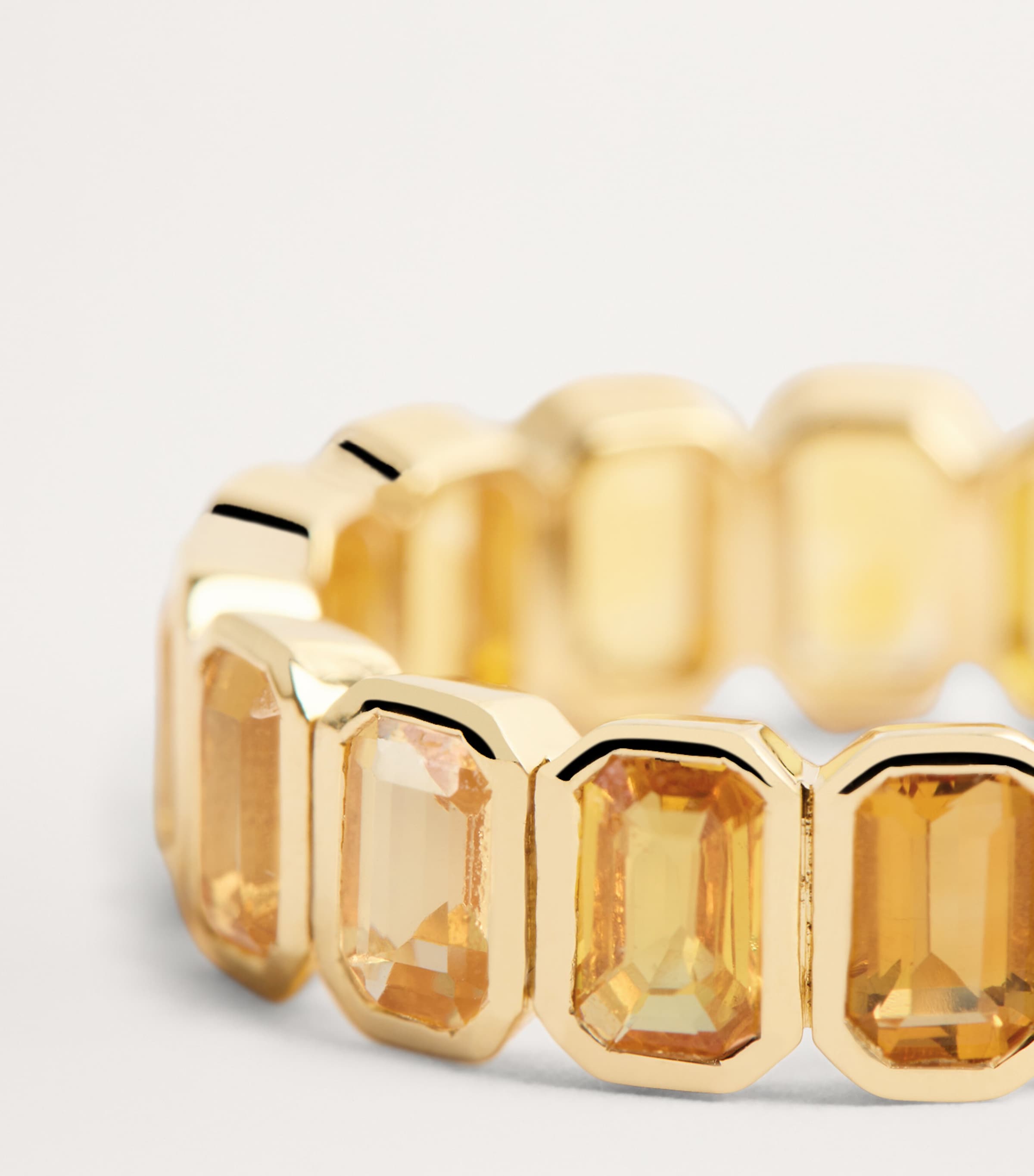 SHAY Yellow Gold, Diamond, Yellow Sapphire and Citrine Ring Yellow Gold Image 6